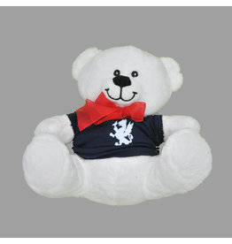 Creature Comforts "Timothy" White GNS Bear - Navy T Shirt
