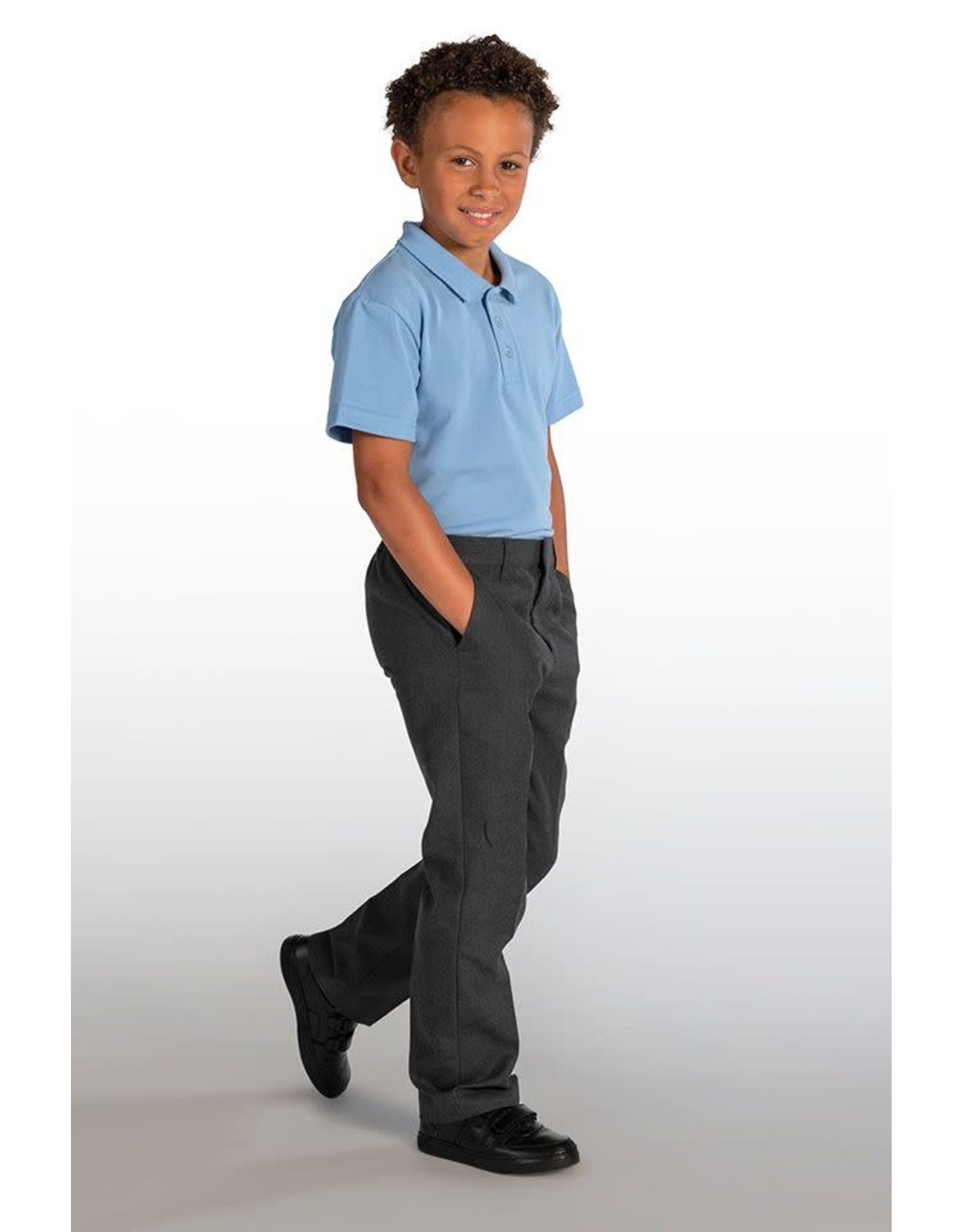 Trutex Junior Youth - Classic Fit Pants - elastic back waistband