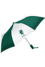 Peerless Folding Umbrella - Green and White