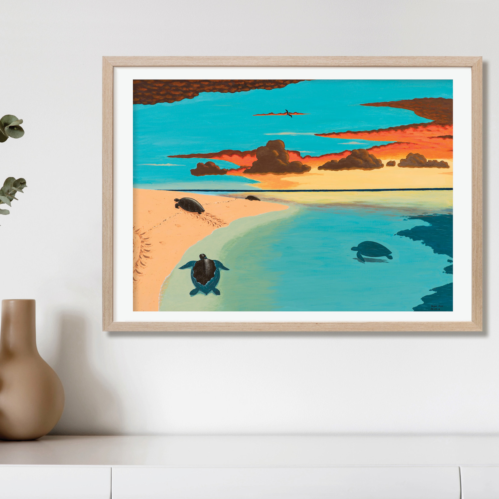 Segar Passi, Turtles  2014 | Open Edition Print