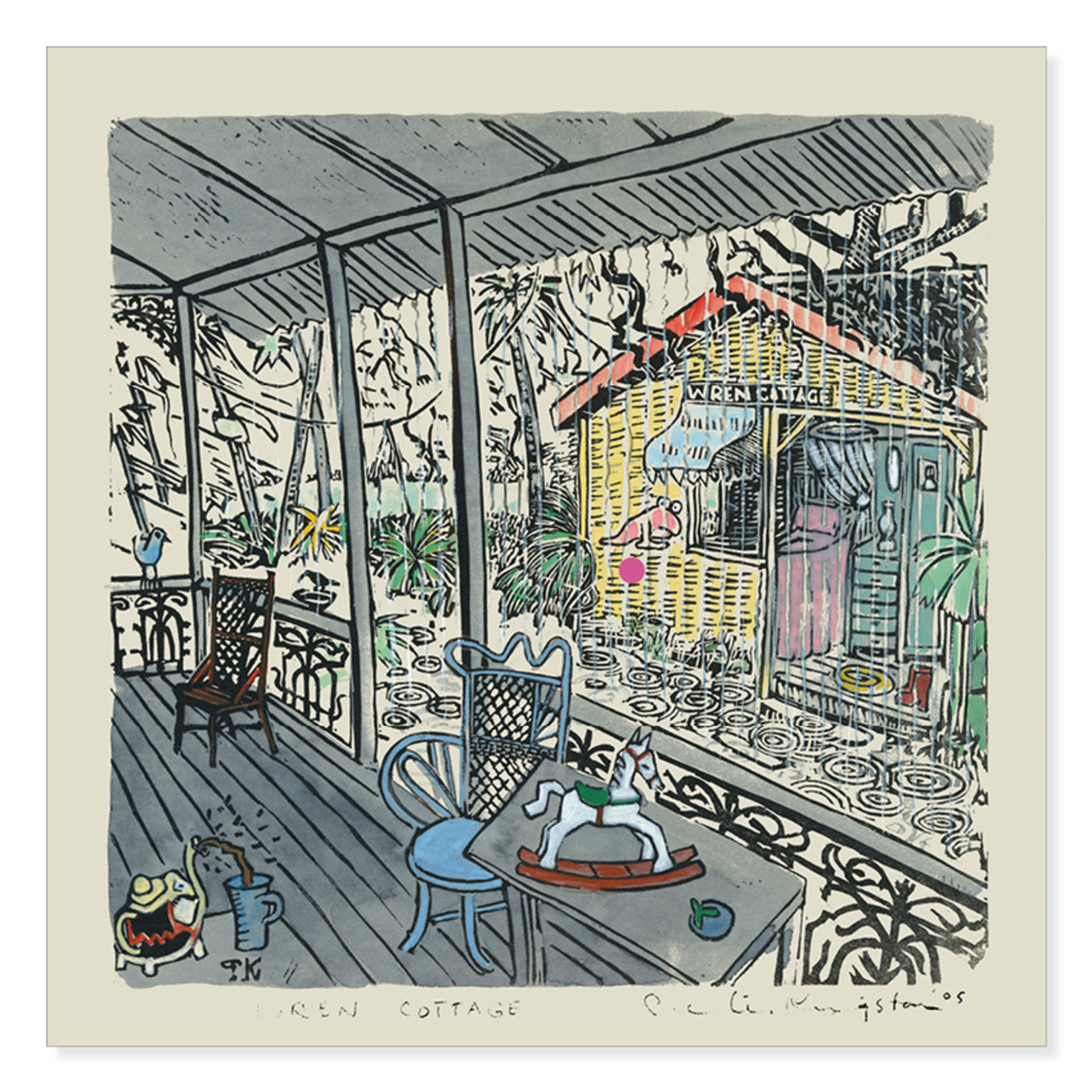 Peter Kingston, Wren Cottage  2005 | Open Edition Print