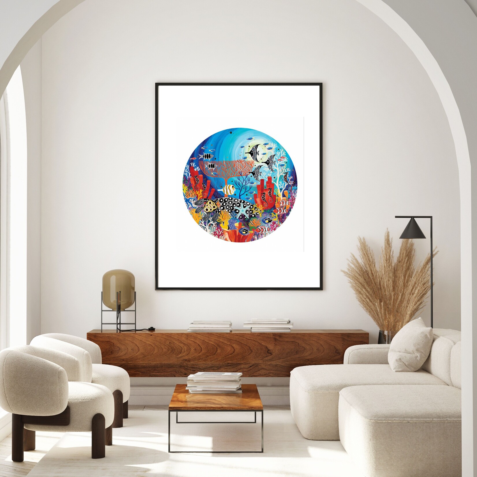 Melanie Hava, Barrier Reef Bubbles  2019 | Open Edition Print