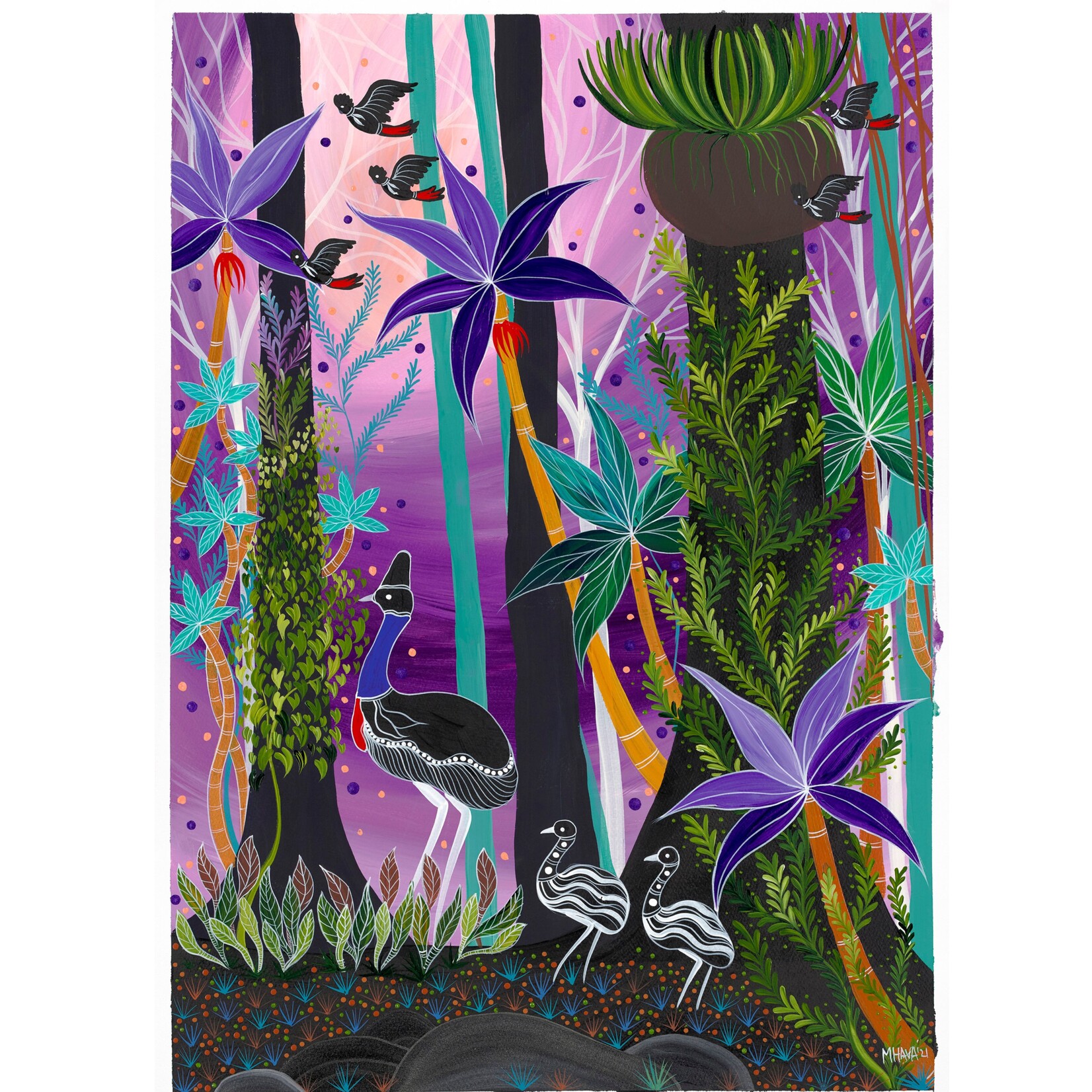 Melanie Hava, Jungle Treks | Open Edition Print