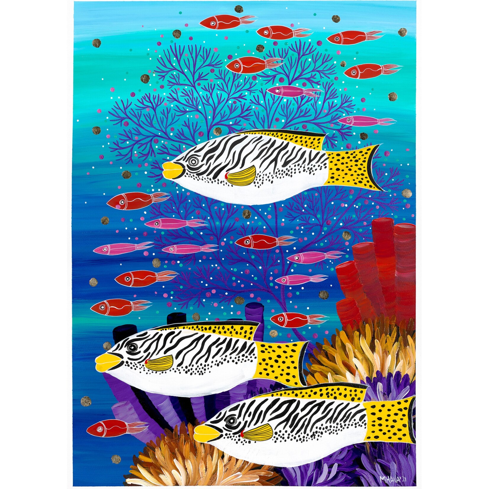 FUNDRAISING REPRODUCTION STOCK Melanie Hava, Reef Series III |  Reproduction Print