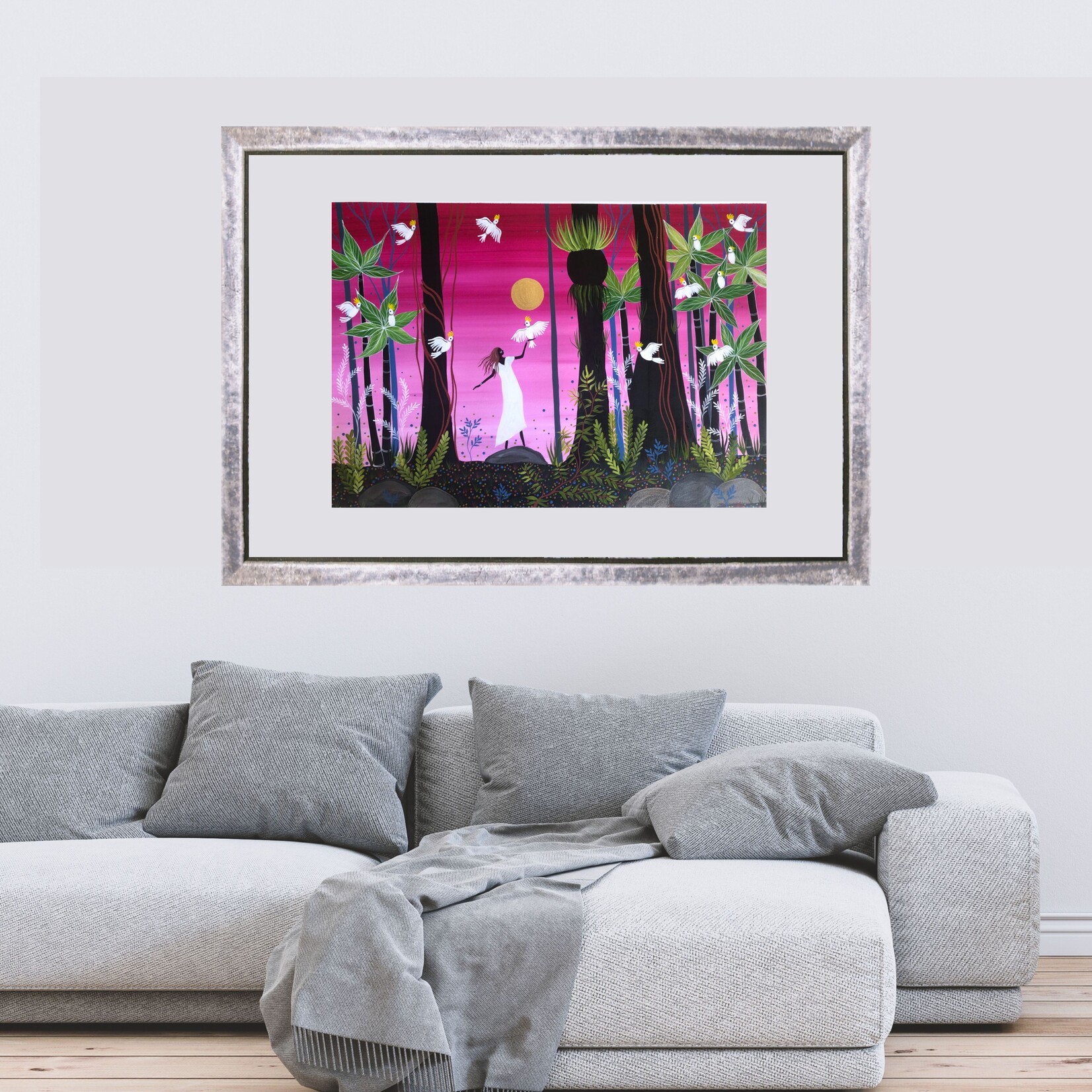 Melanie Hava, Cockatoo Lady | Open Edition Print