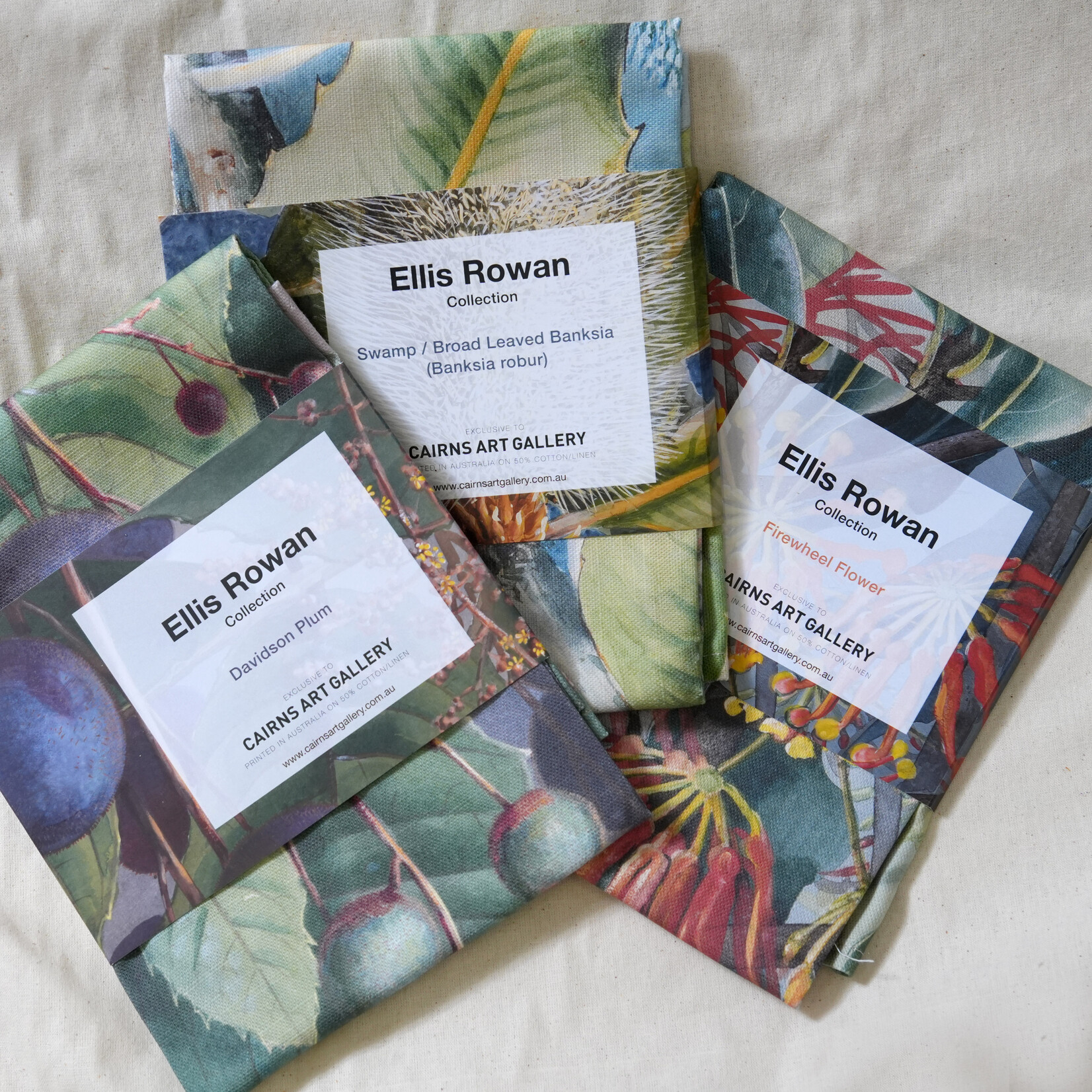 Ellis Rowan, Swamp/ Broadleaf Banksia | Tea Towel