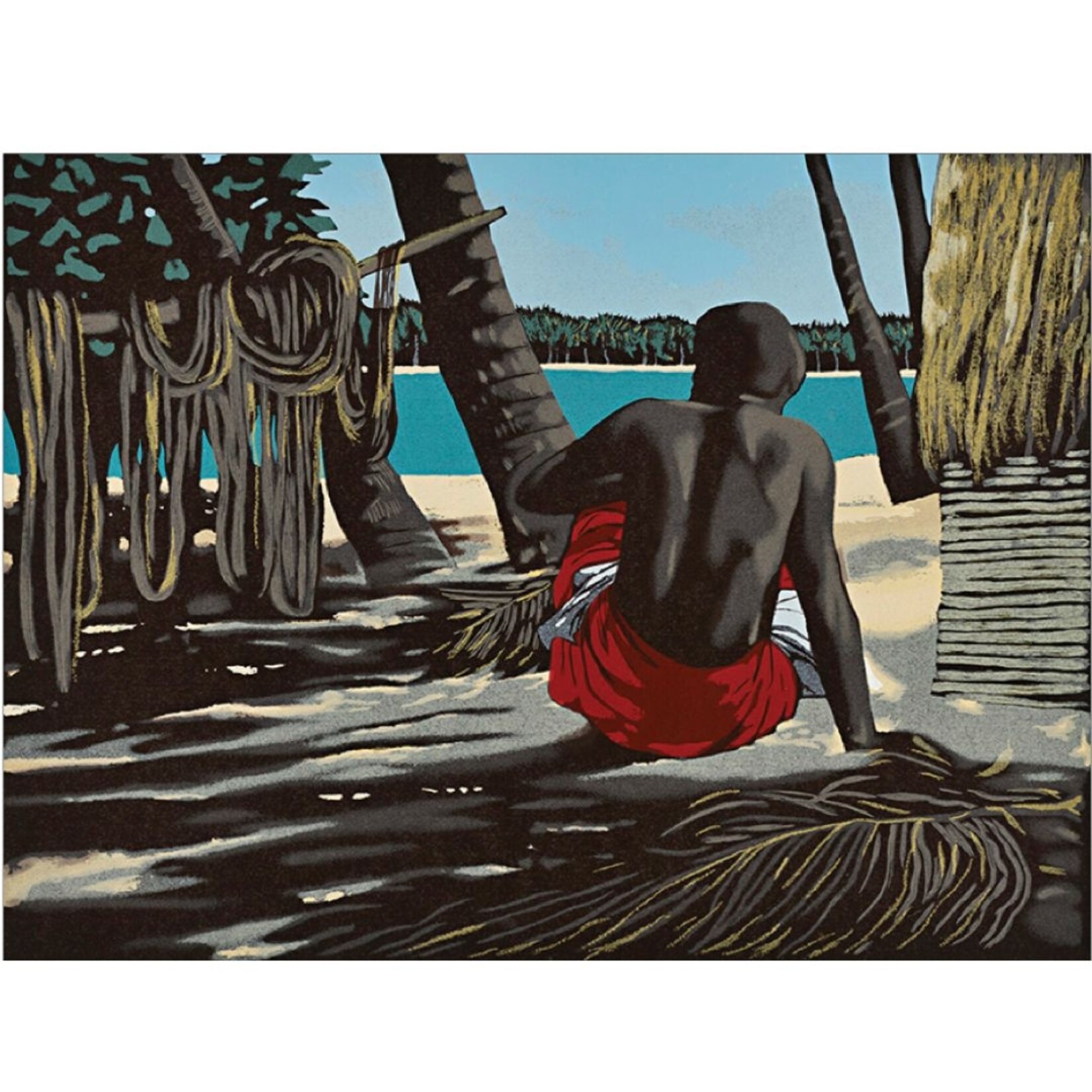 Ray Crooke, Fijian Fisherman | Limited Edition Print