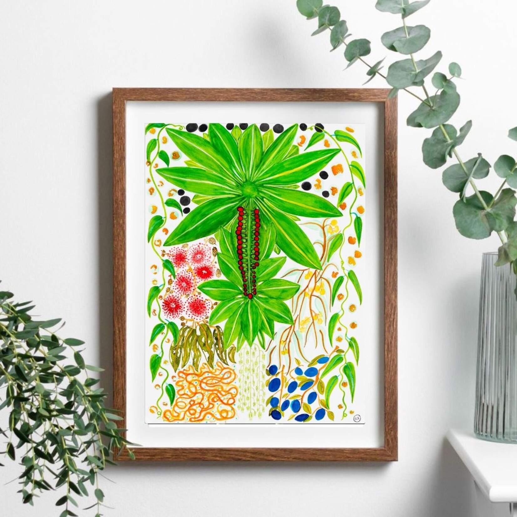 Heather Wunjarra Koowootha, The Wild Bush Apple | Tea Towel