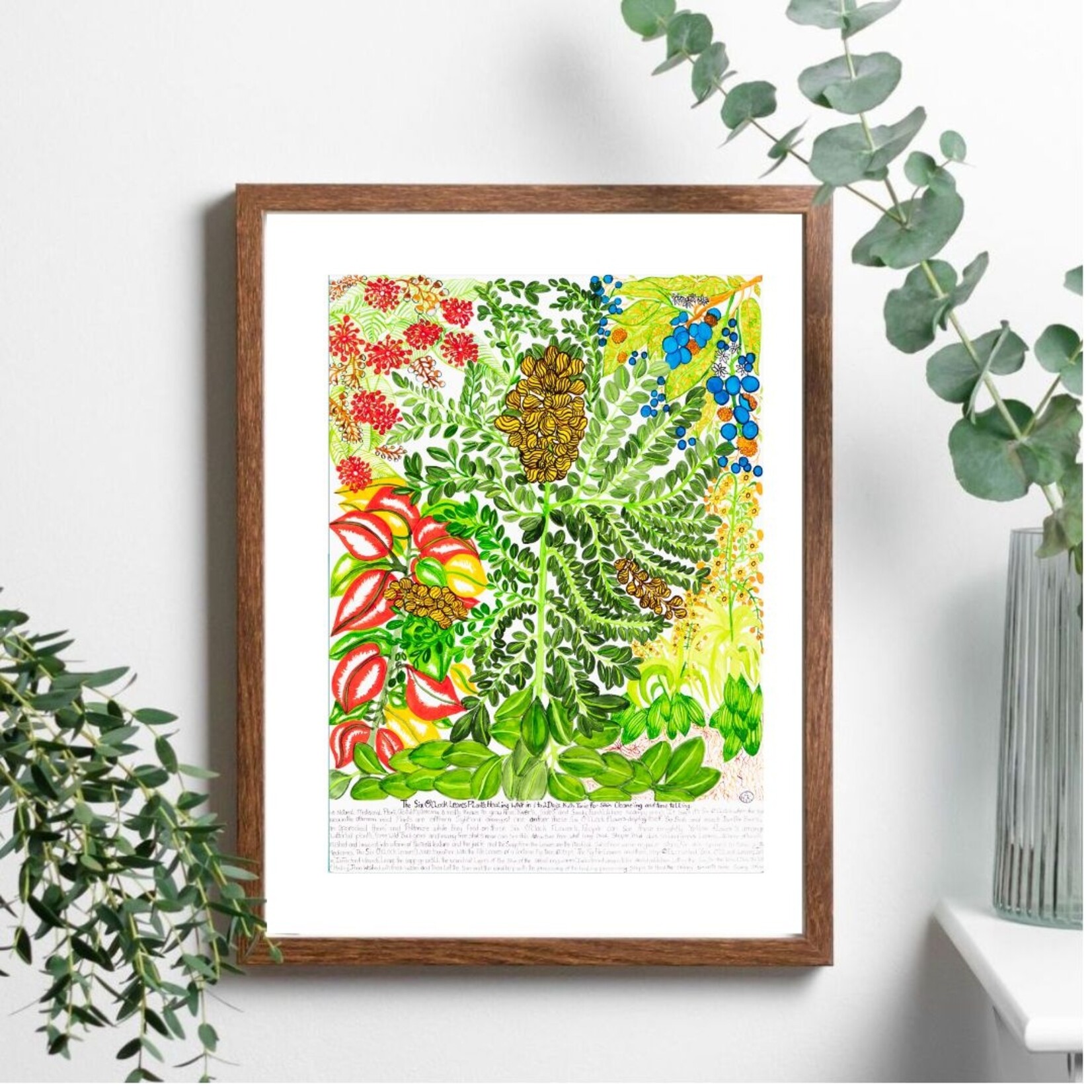 Heather Wunjarra Koowotha, Six O'Clock Leaves 2019-20 | Open Edition Print