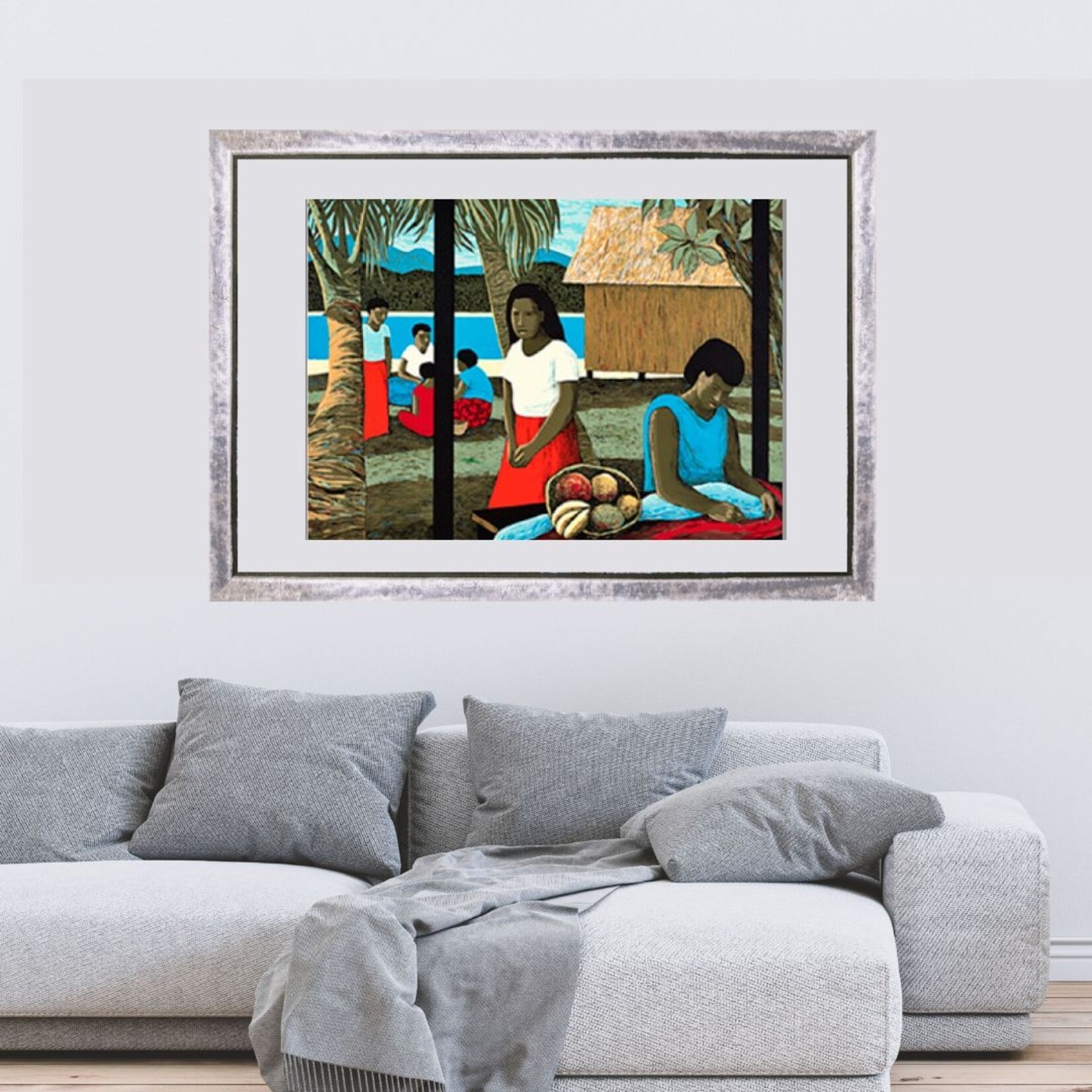 Ray Crooke, Fijian Village | Limited Edition Print