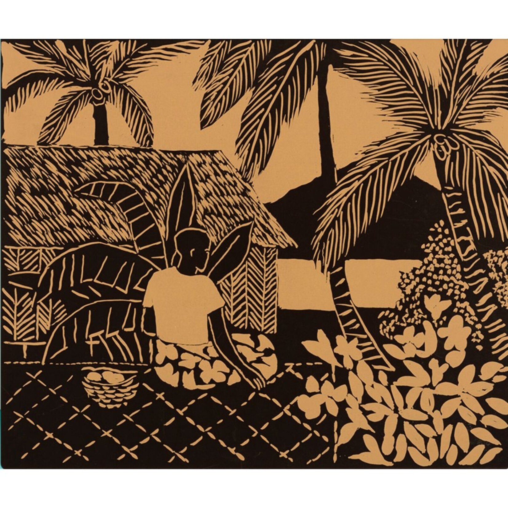 Ray Crooke, Figure with Bananas | Open Edition Print