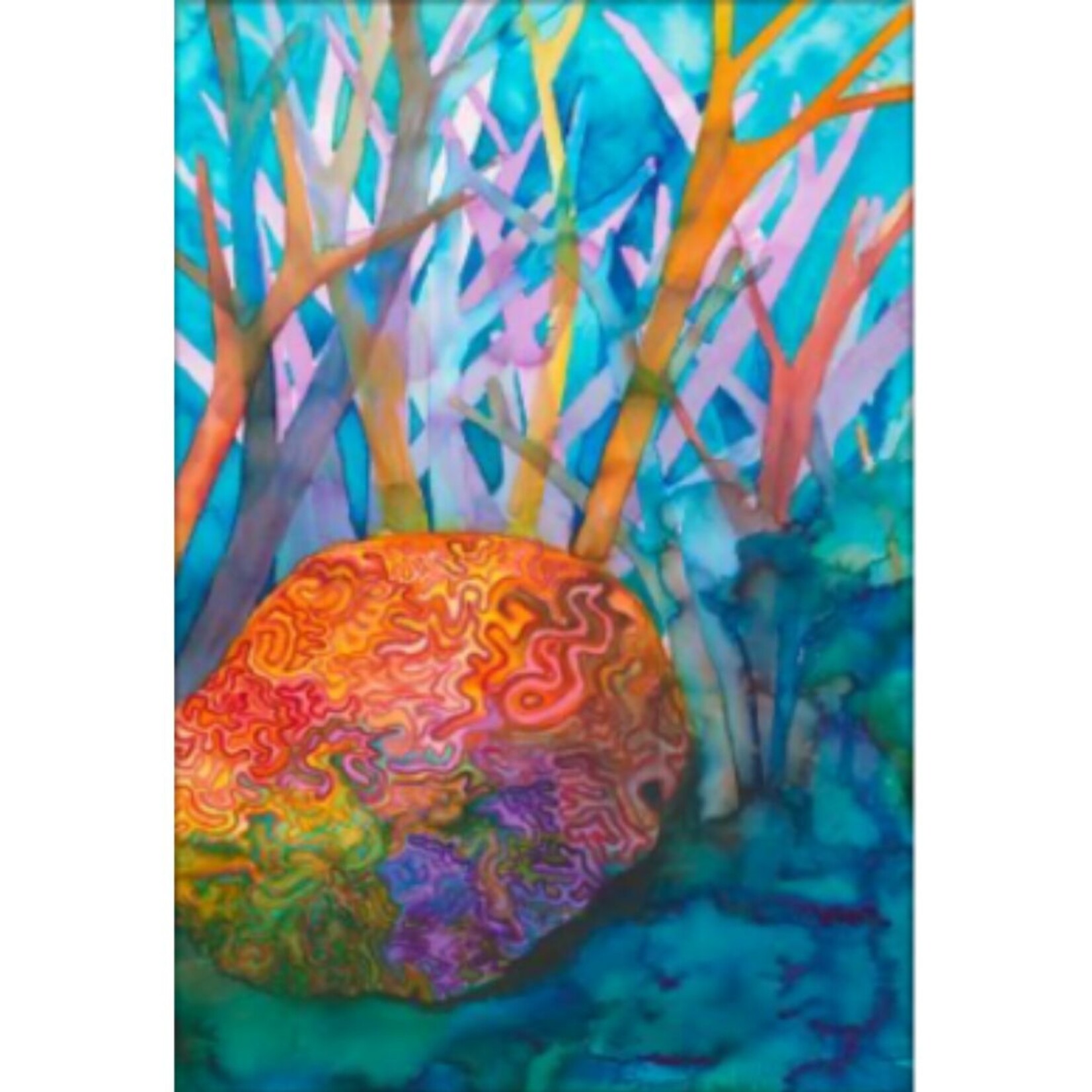 Hannah Parker, Brain Coral 2022 |  A2 Reproduction Print