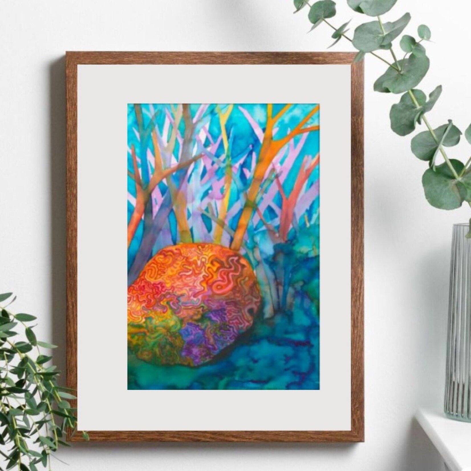 Hannah Parker, Brain Coral 2022 |  A2 Reproduction Print