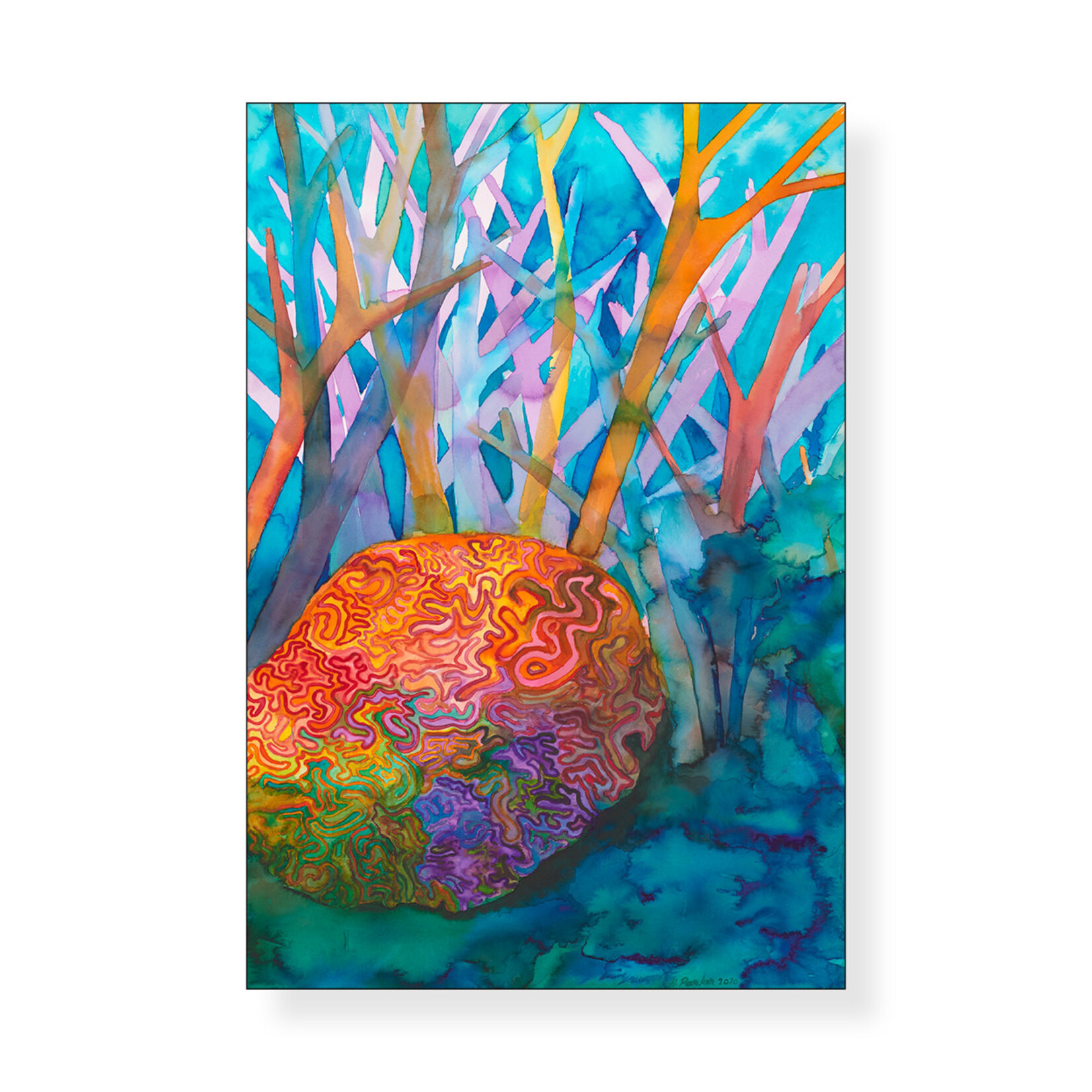 Hannah Parker, Brain Coral 2022 | Reproduction Print