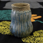 Philomena Yeatman, Woven Vase from the Waterfall series | Yarrabah Arts Centre