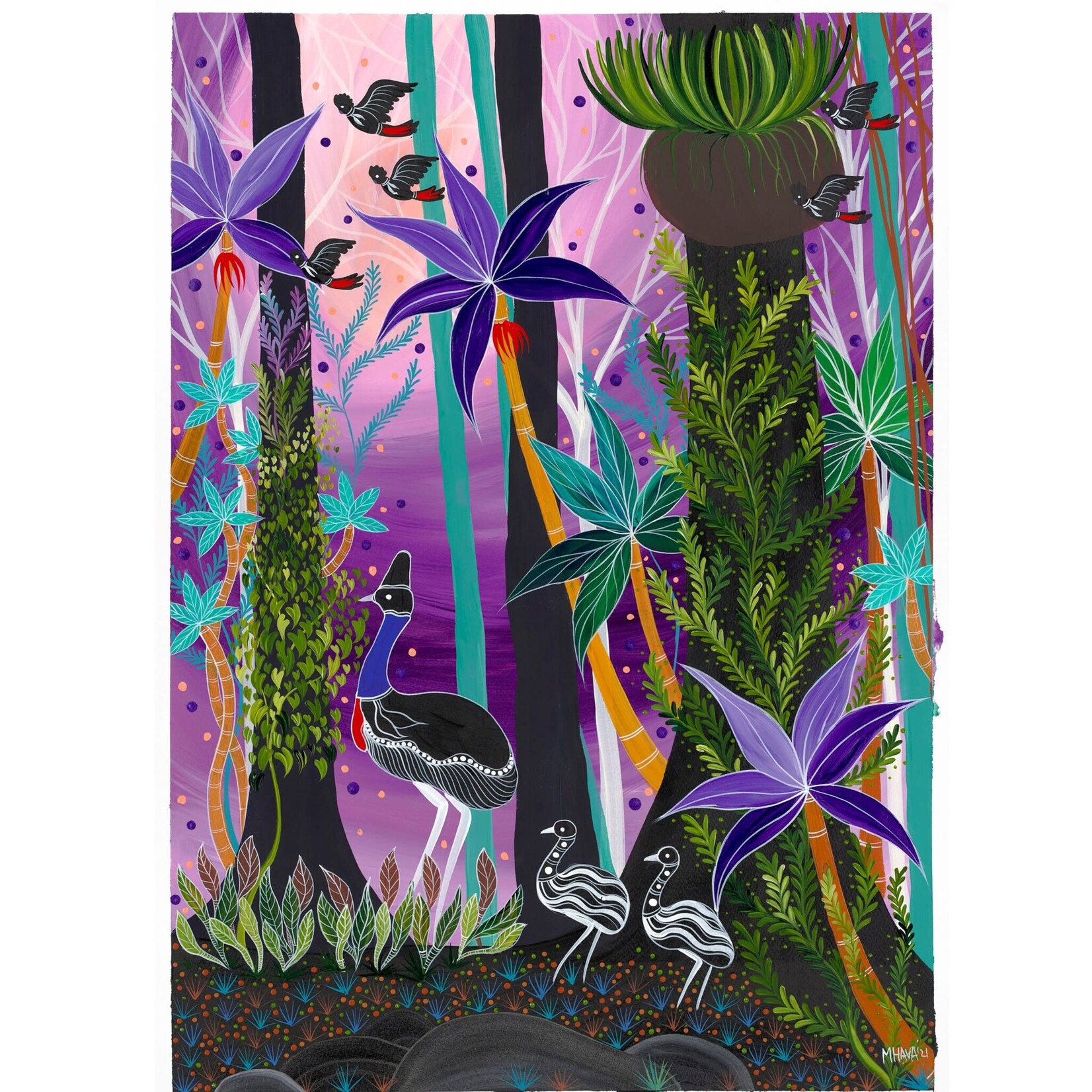 Melanie Hava, Jungle Treks | Open Edition Print