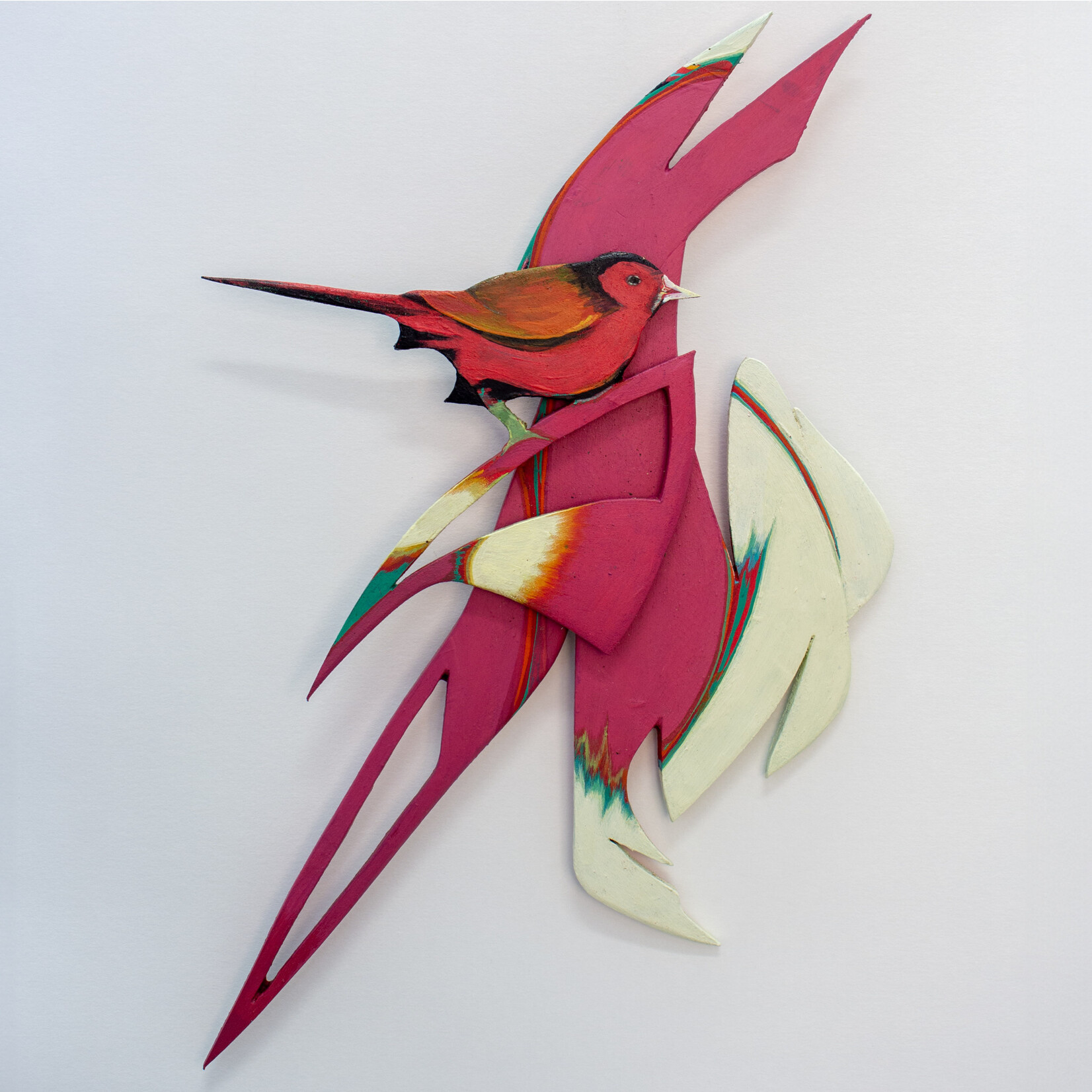 SCULPTURE , Crimson Finch 2024 - Roland Nancarrow