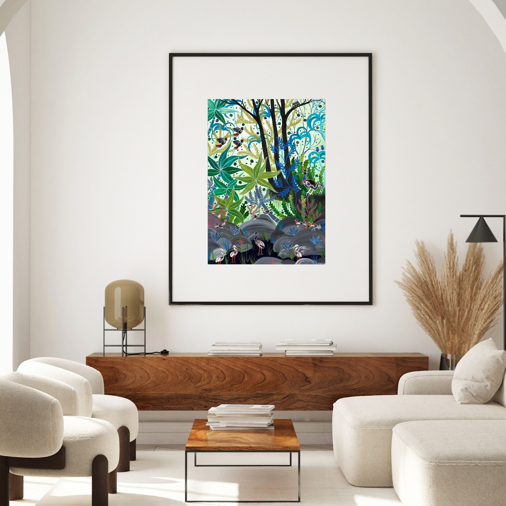 Melanie Hava, Meeting of the Birds 2019 | Reproduction Print