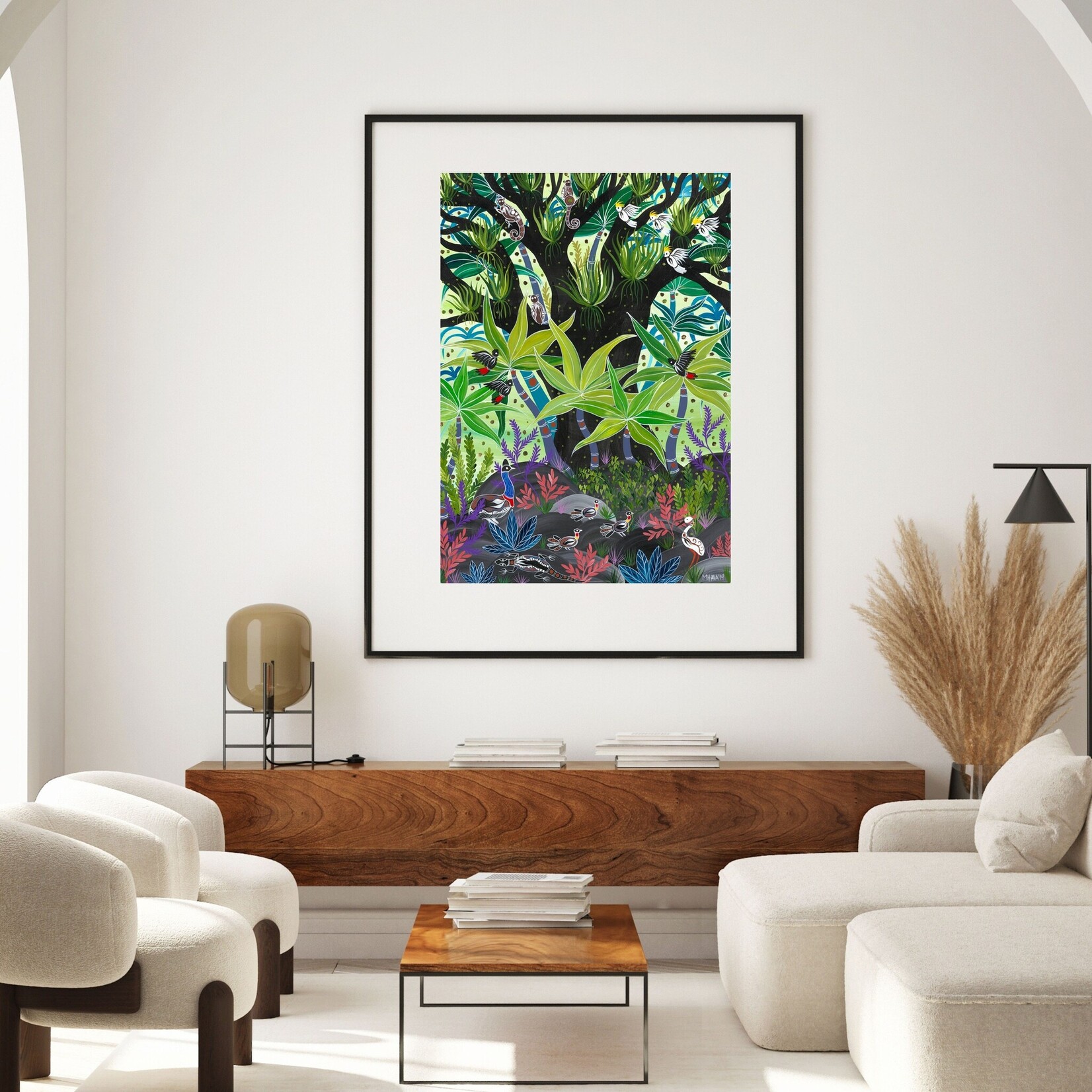 Melanie Hava,  Rainforest Rumours 2019 | Reproduction Print