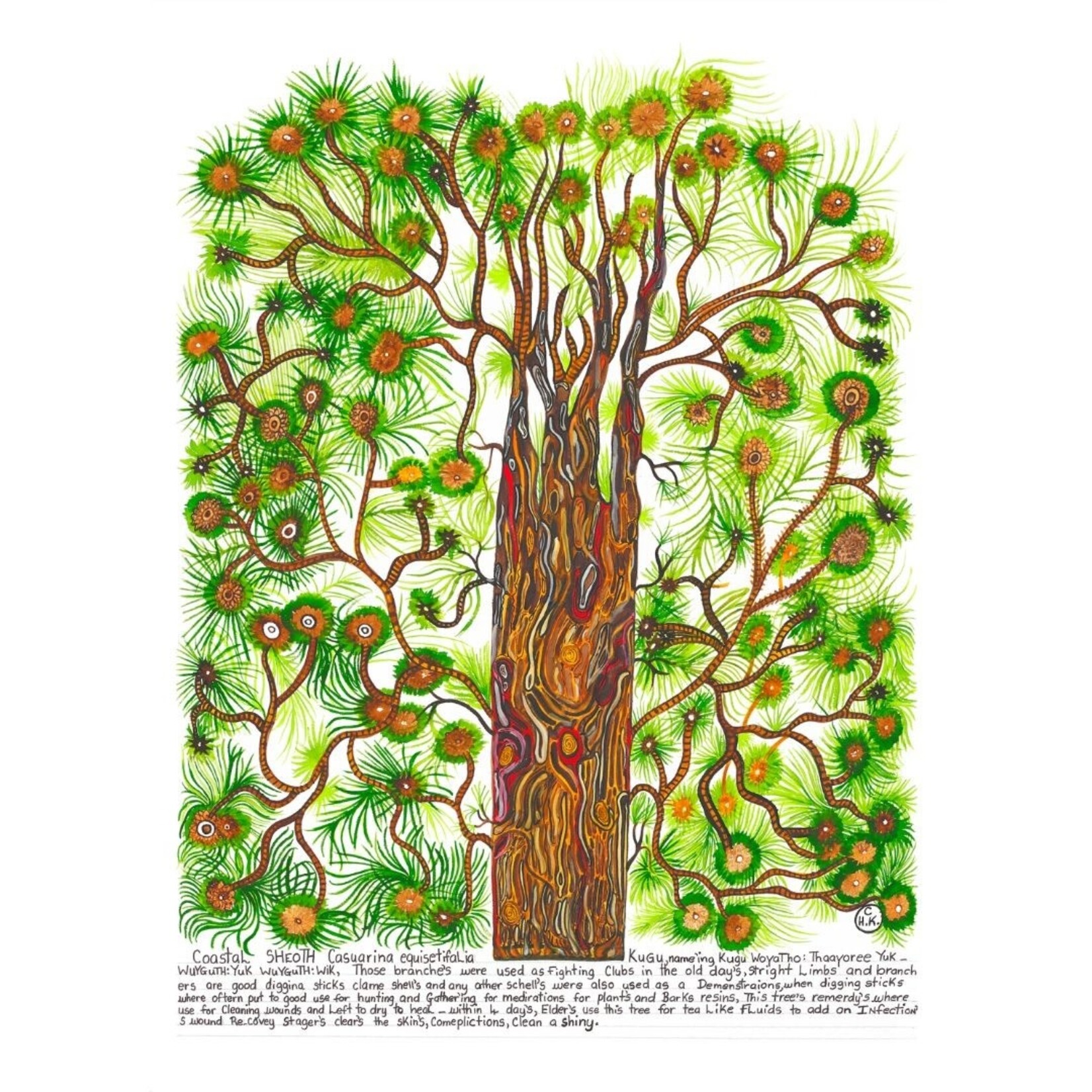 Heather Wunjarra Koowootha, Coastal Sheoth | Open Edition Print