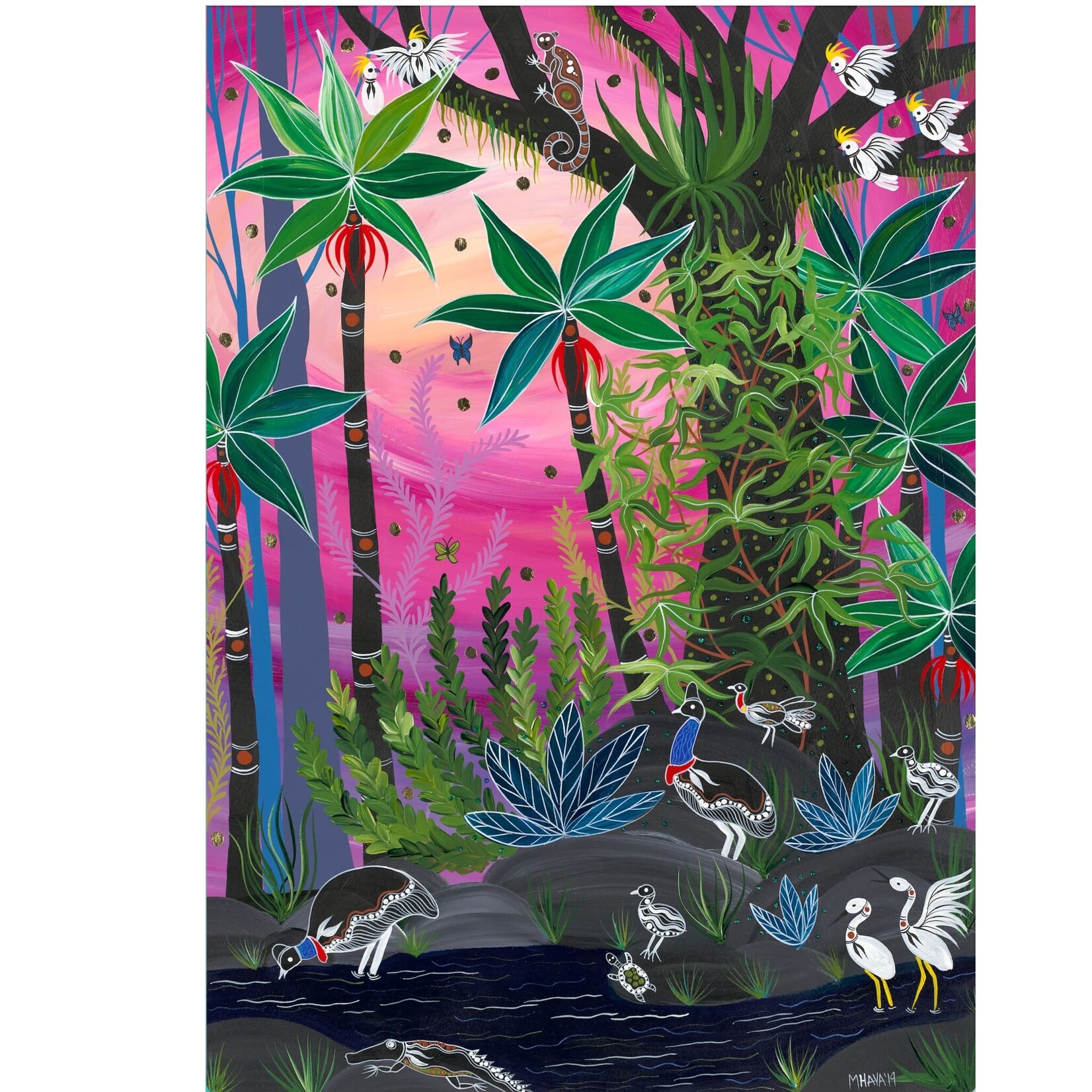 Melanie Hava,  Meeting Place  2019 | Reproduction Print