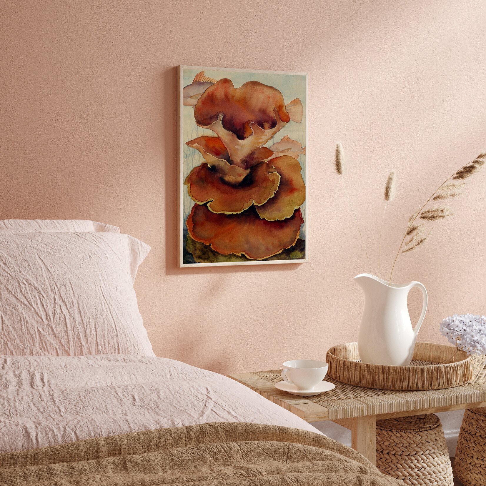 Hannah Parker, Coral Icon 2024 | Original Painting