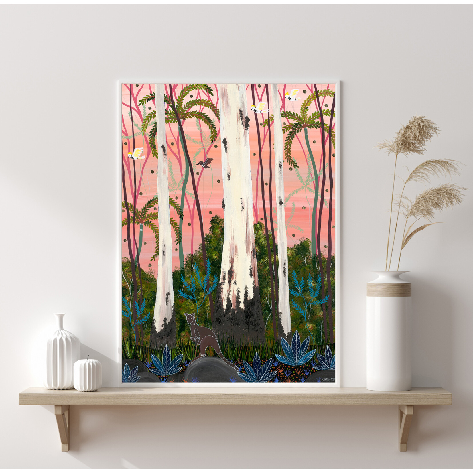 Melanie Hava, Wallaby Walk | Open Edition Print