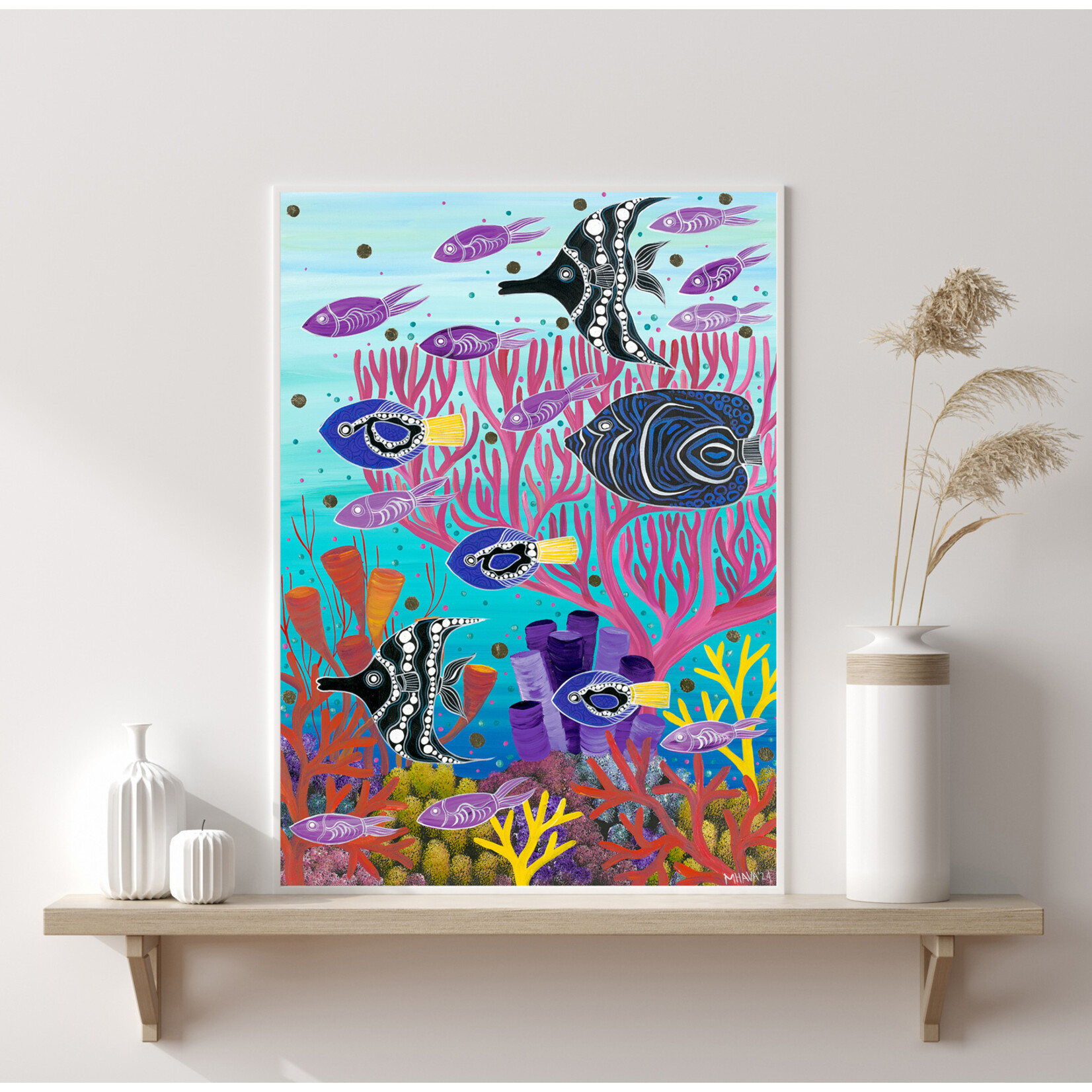 Reef Series VII, Melanie Hava, Reproduction Print