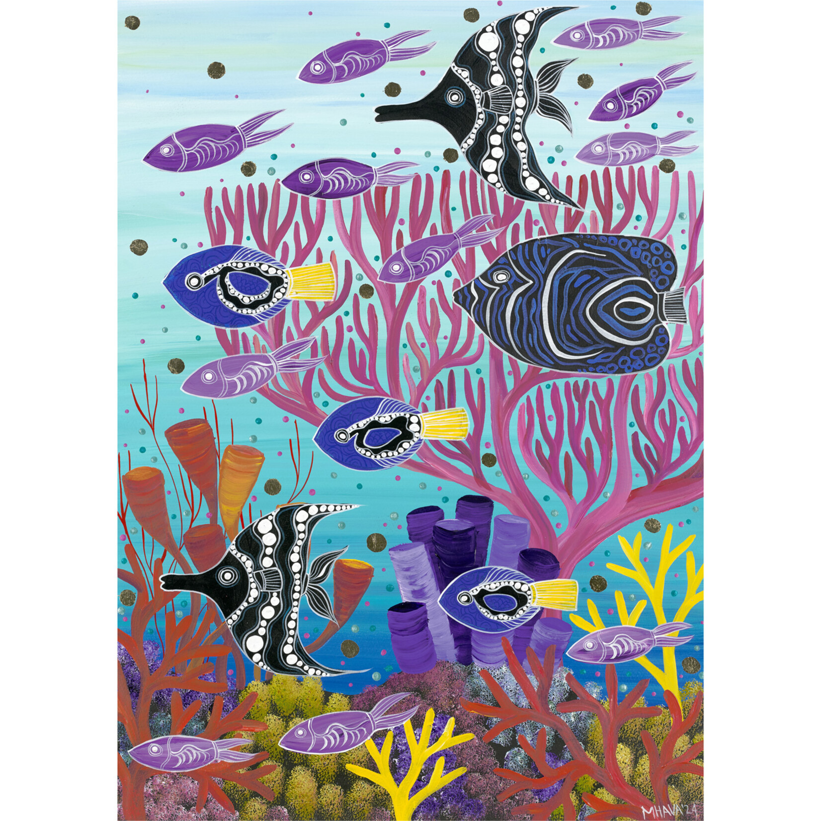 Reef Series VII, Melanie Hava, Reproduction Print