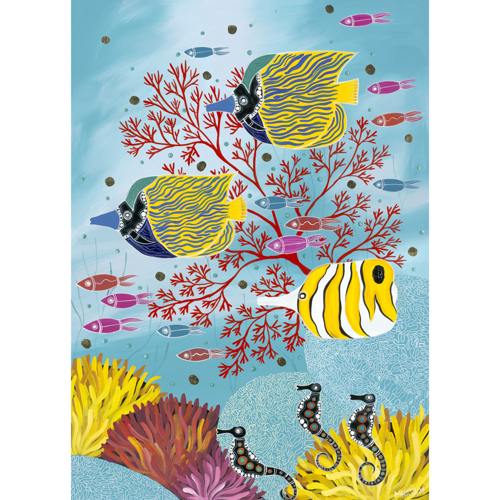 Reef Series IV, Melanie Hava, Reproduction Print