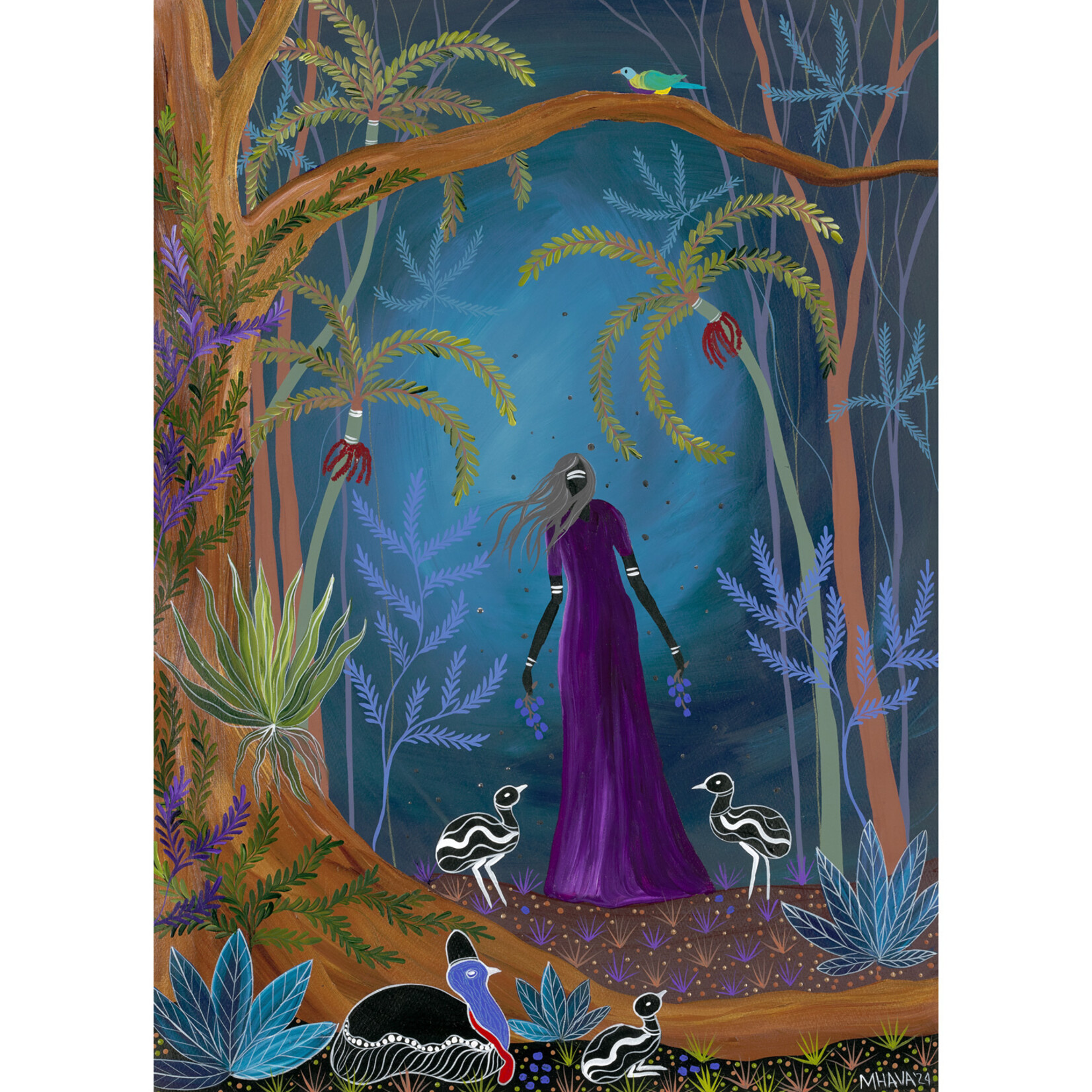 Melanie Hava,  Quandong Feast | Reproduction Print
