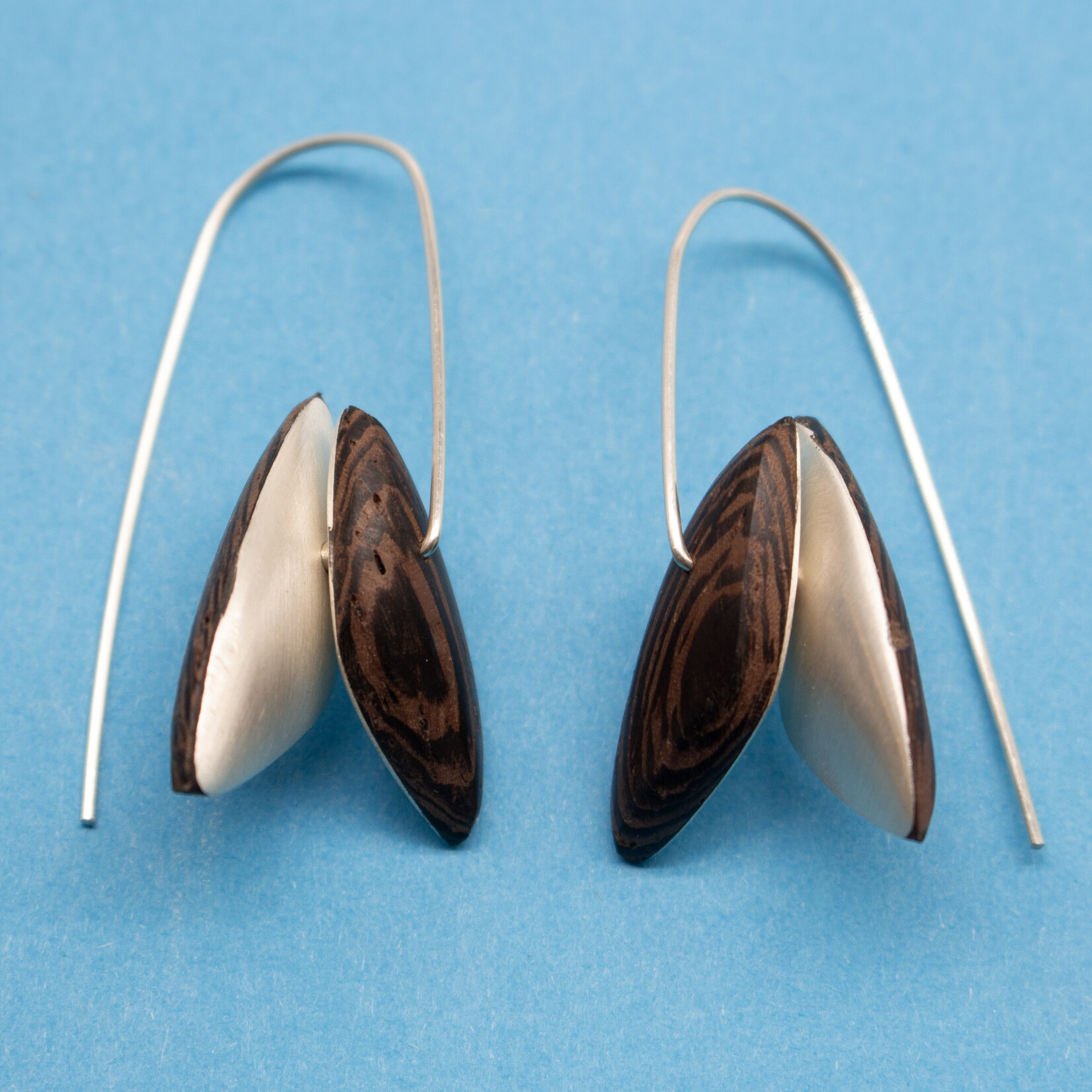 Handmade Earrings by Sarah Bourke –  Botanical Gidgee and Sterling Silver