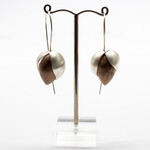 Handmade Earrings by Sarah Bourke –  Sterling Silver and Brown Mallee Bulbs