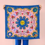 Julie White Silk Scarf - Dinkum Deluxe - 90 x 90cm