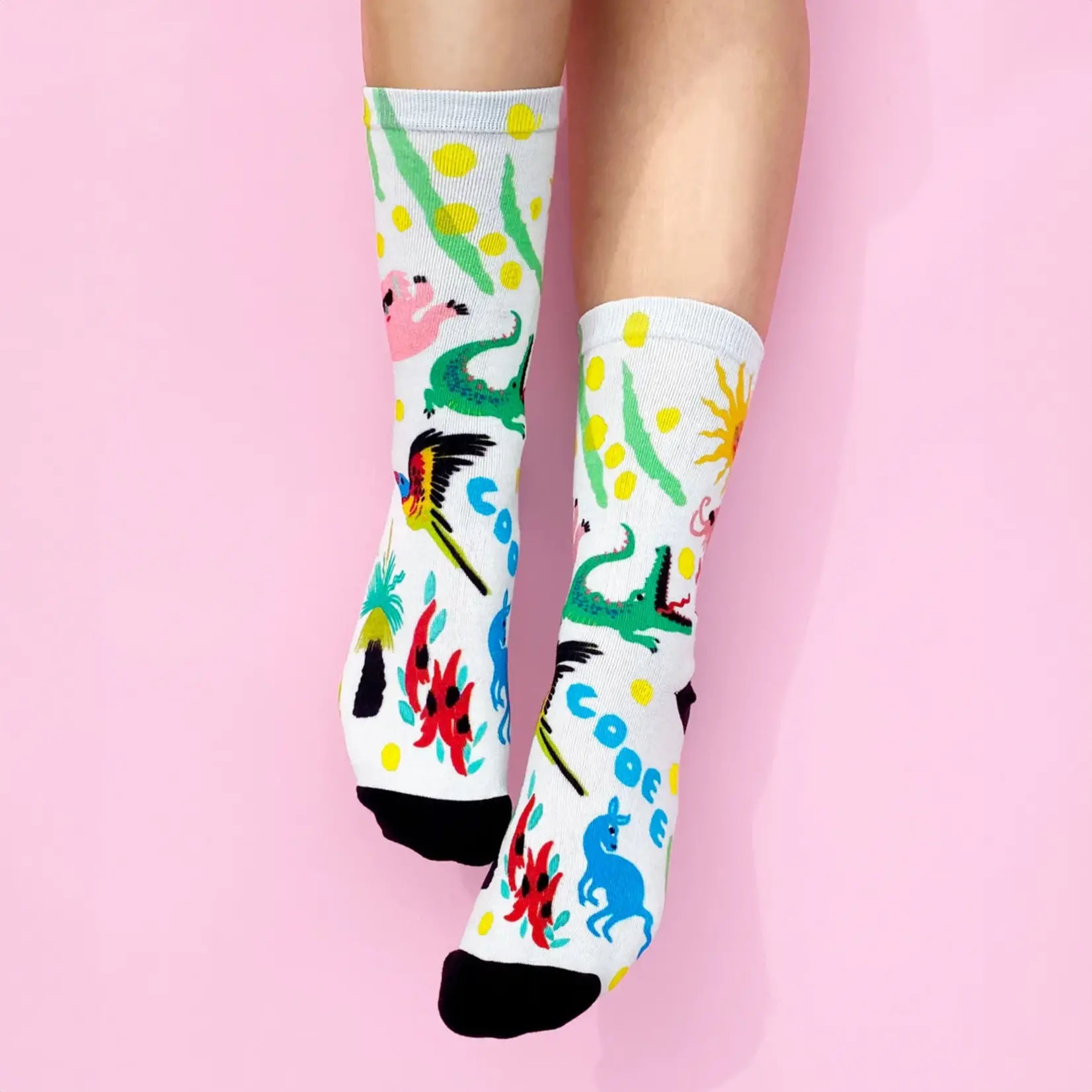 Julie White Socks - Cooee