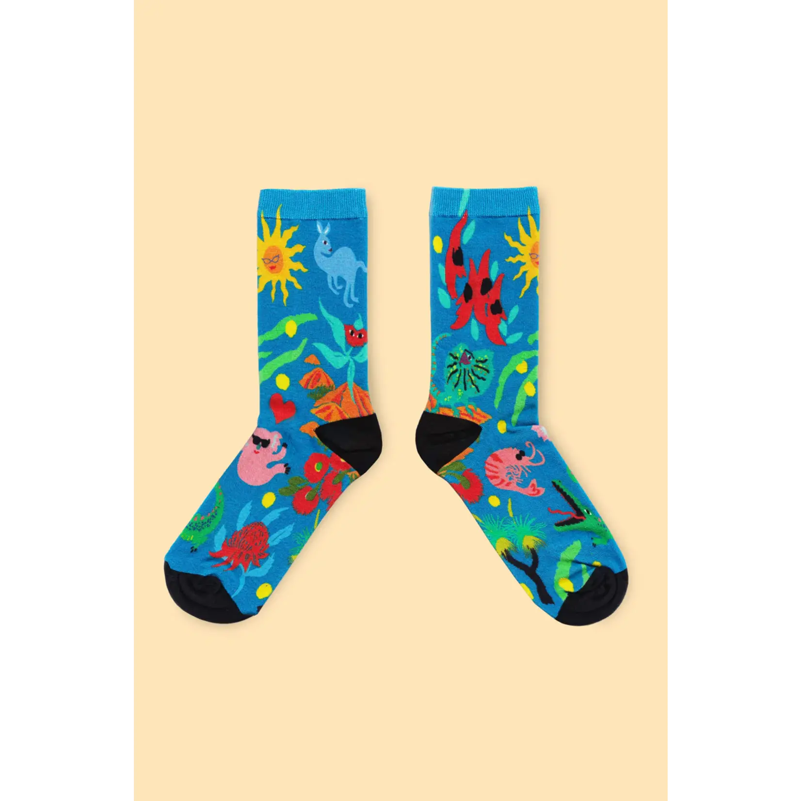 Julie White Socks - Rainbow Oz