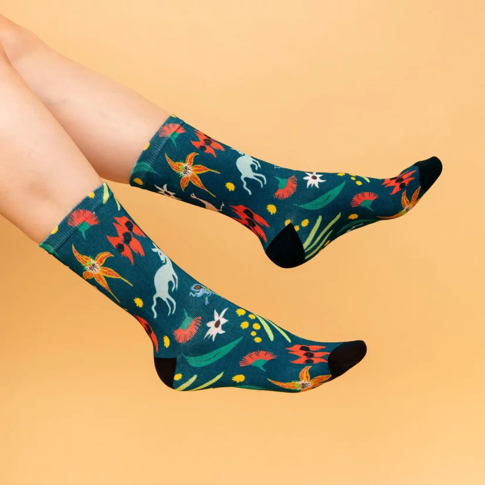 Julie White Socks - Bush Jamboree