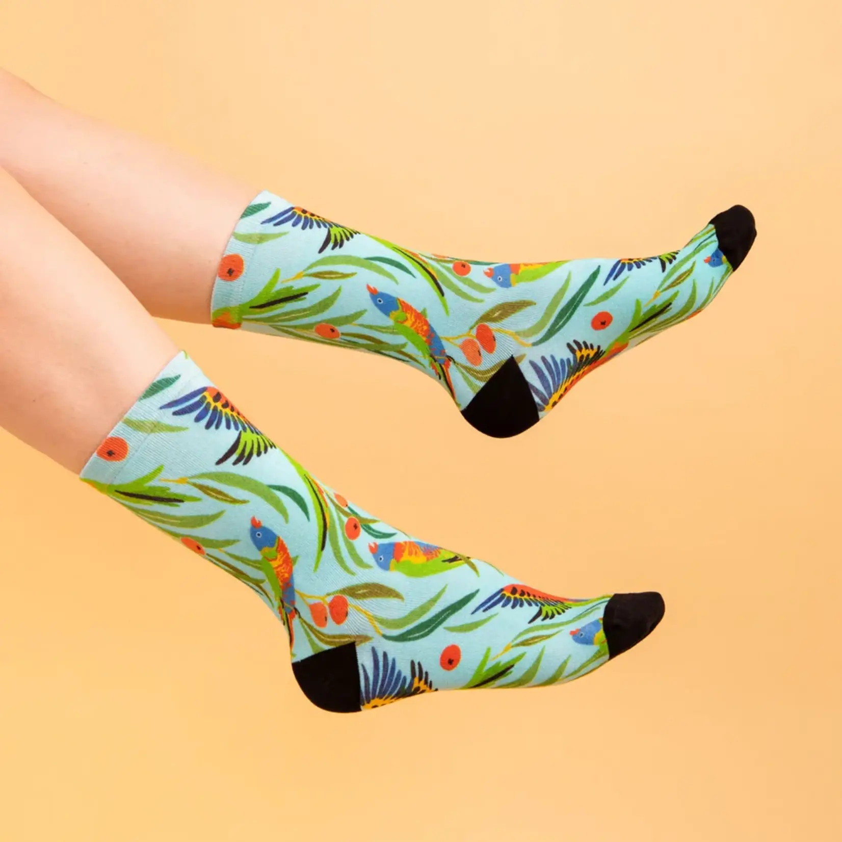 Julie White Socks - Lorikeet