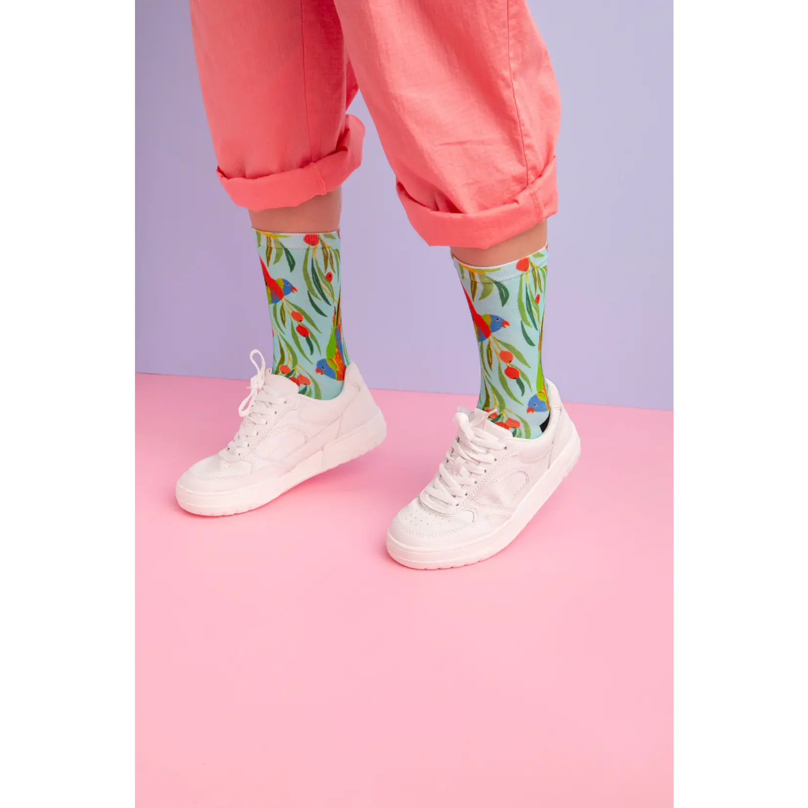 Julie White Socks - Lorikeet