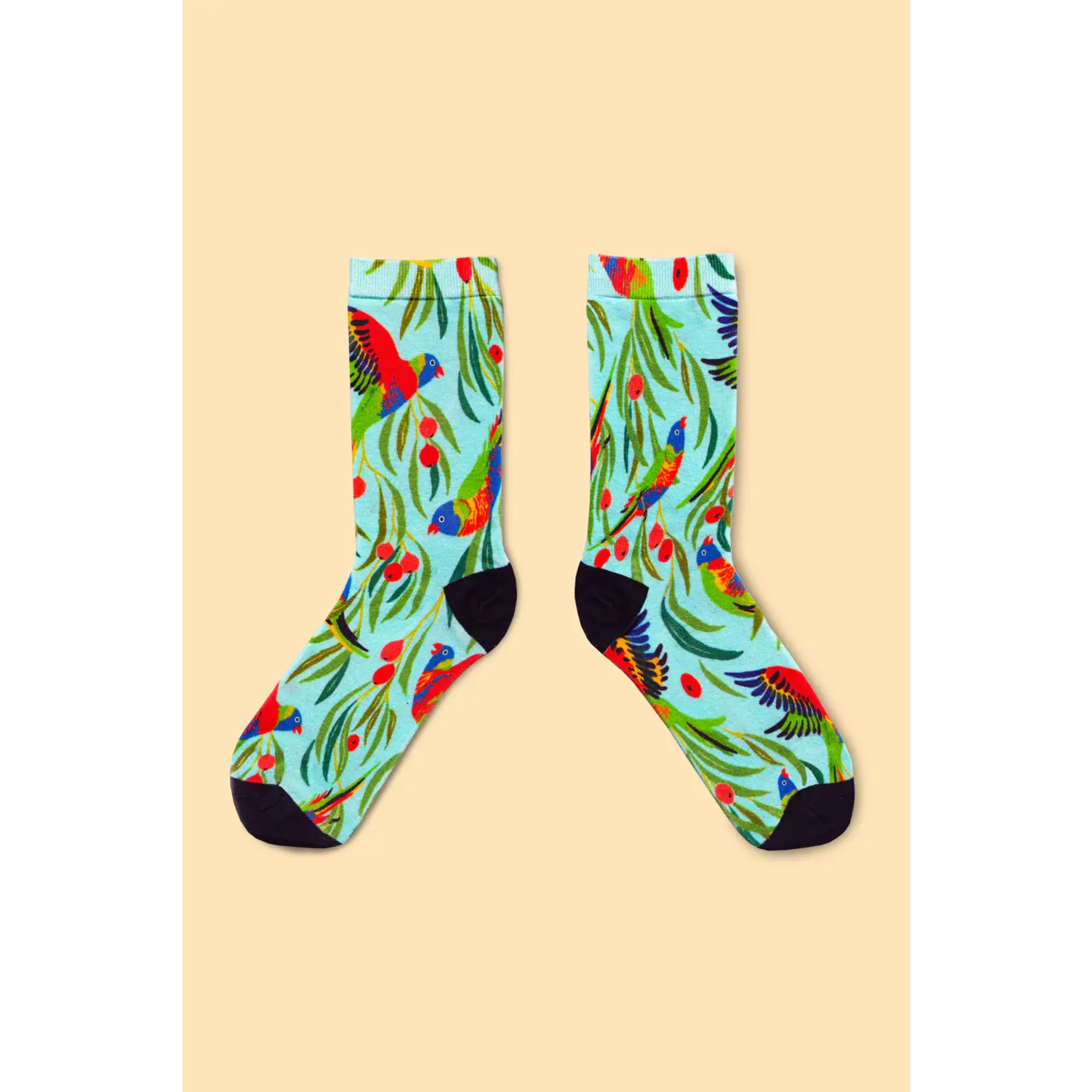 Julie White Socks - Lorikeet