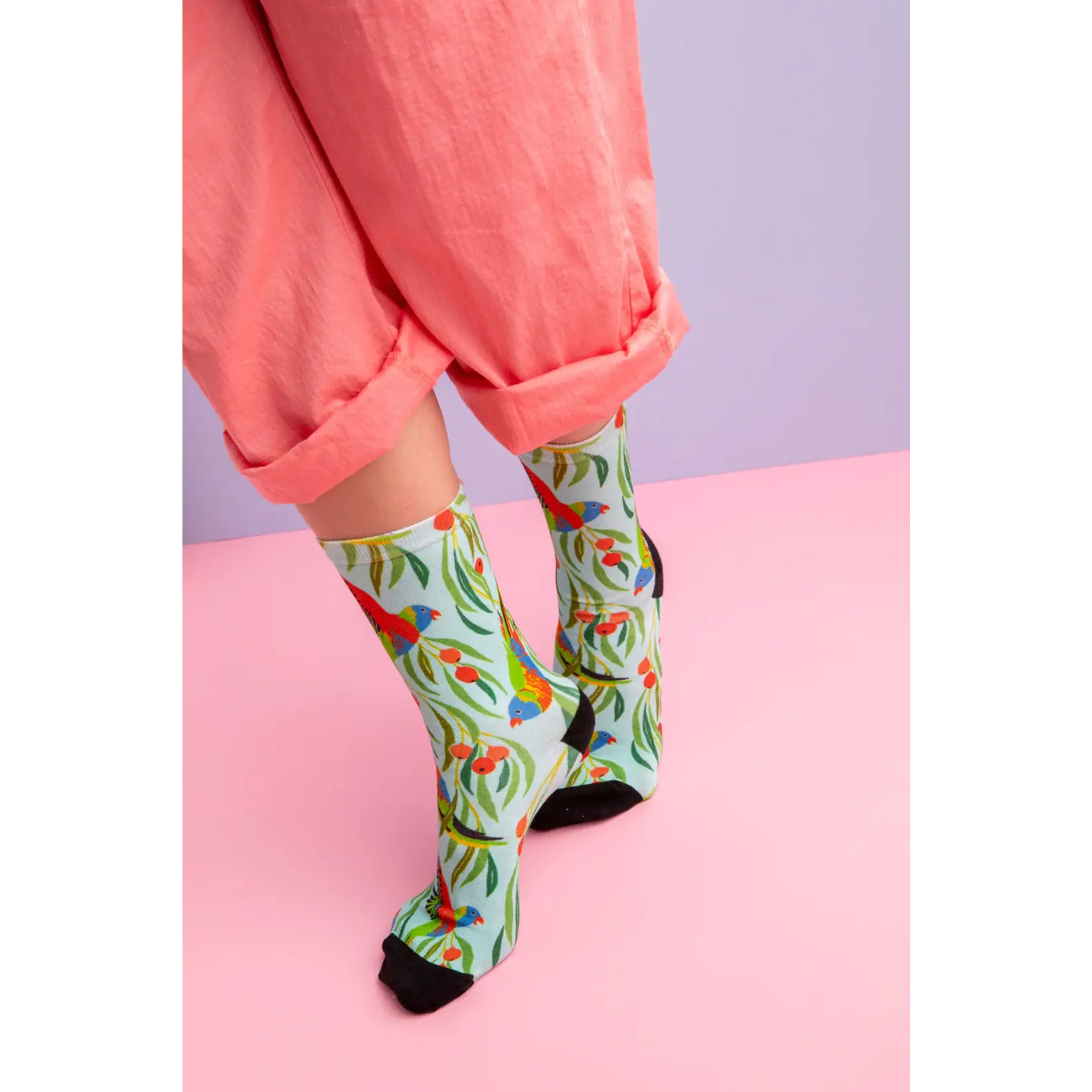 Julie White Socks - Lorikeet