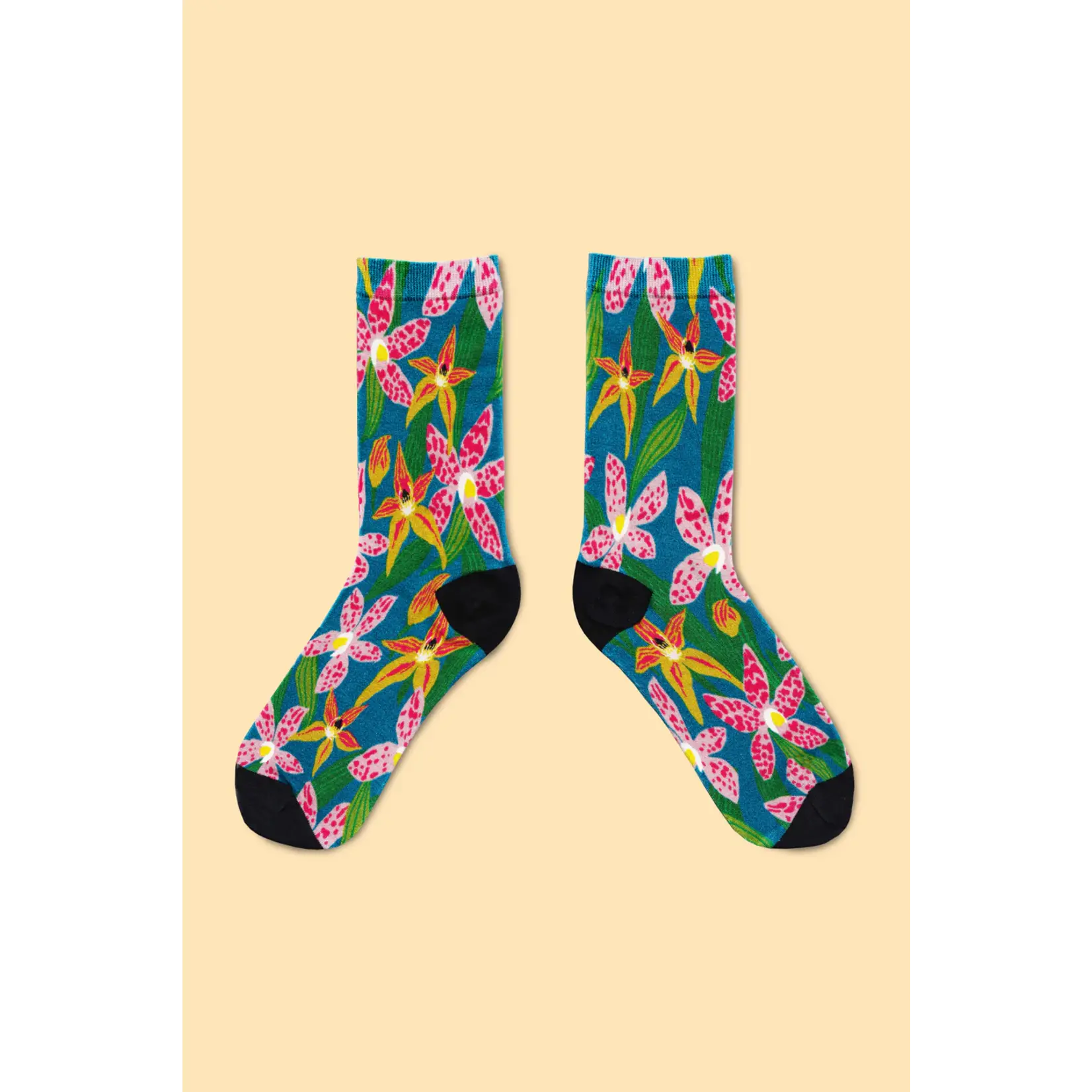 Julie White Socks - Wild Orchid