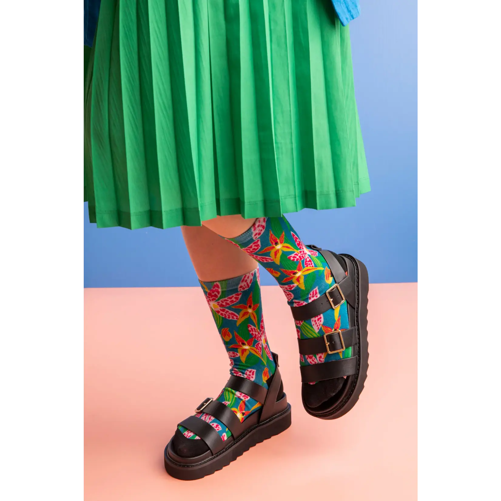 Julie White Socks - Wild Orchid