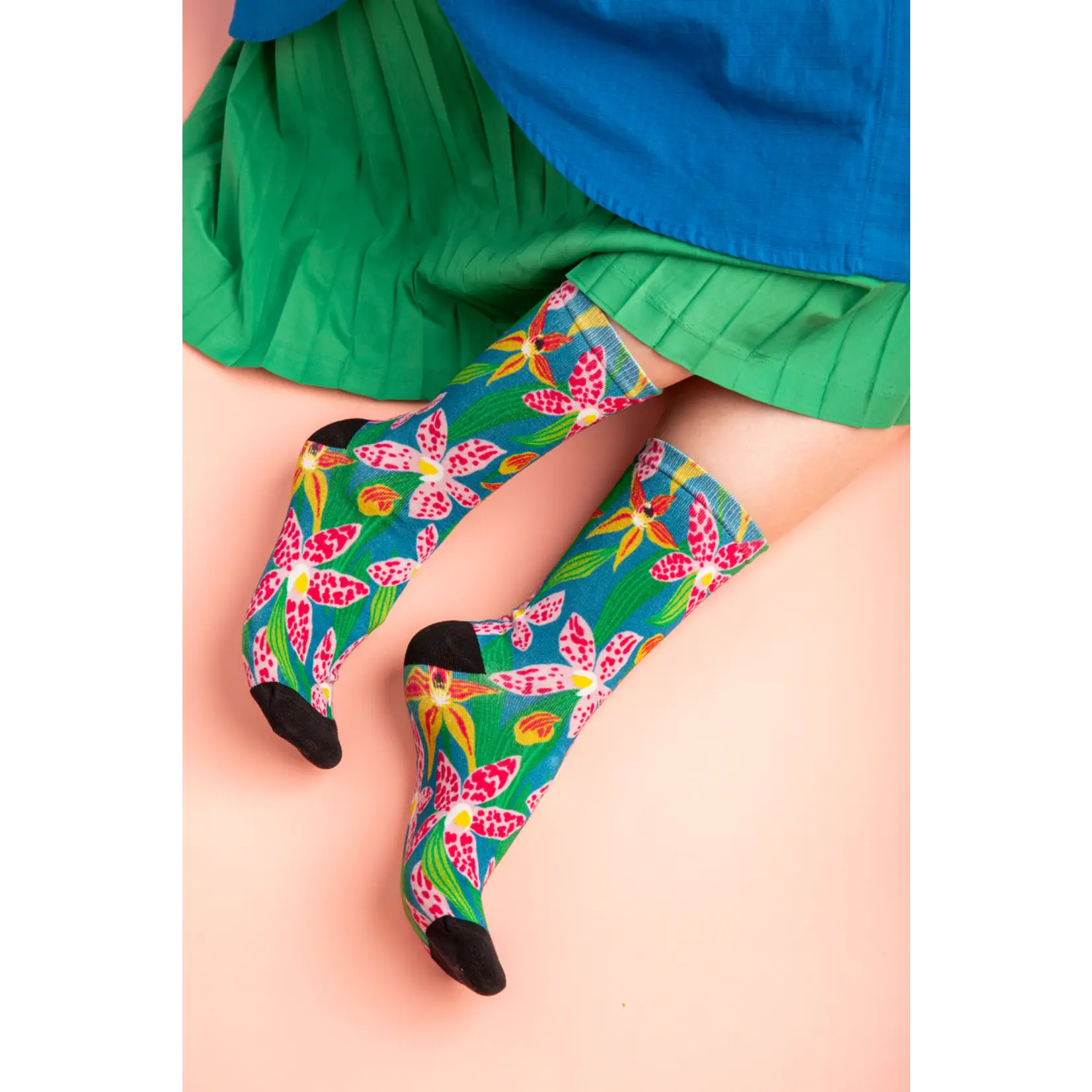 Julie White Socks - Wild Orchid