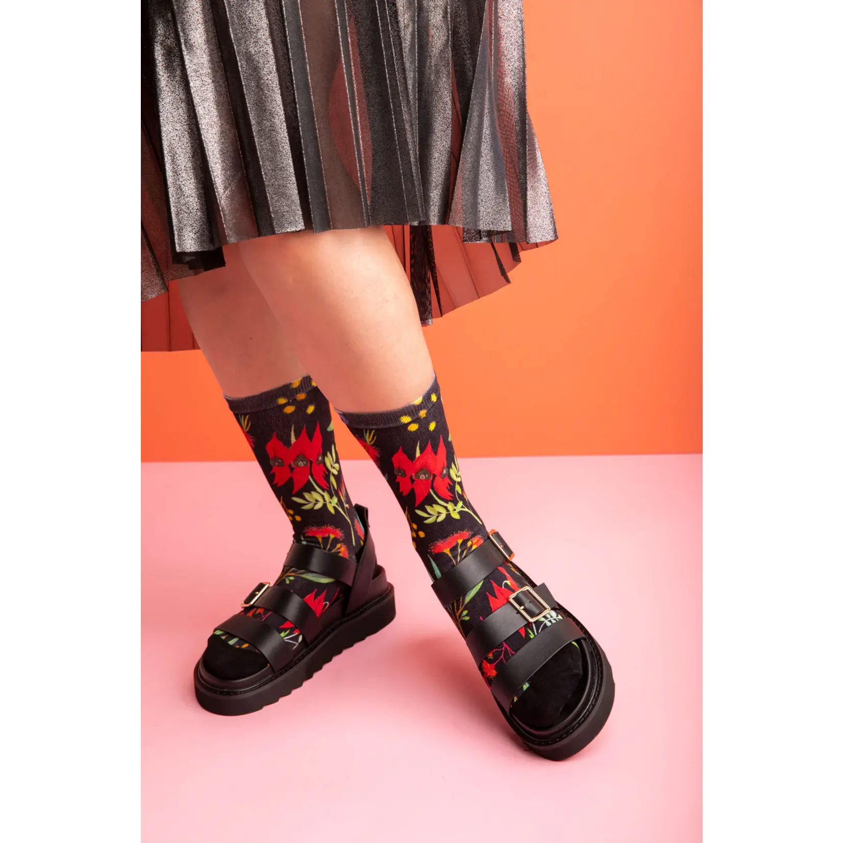 Julie White Socks - Wild Flowers