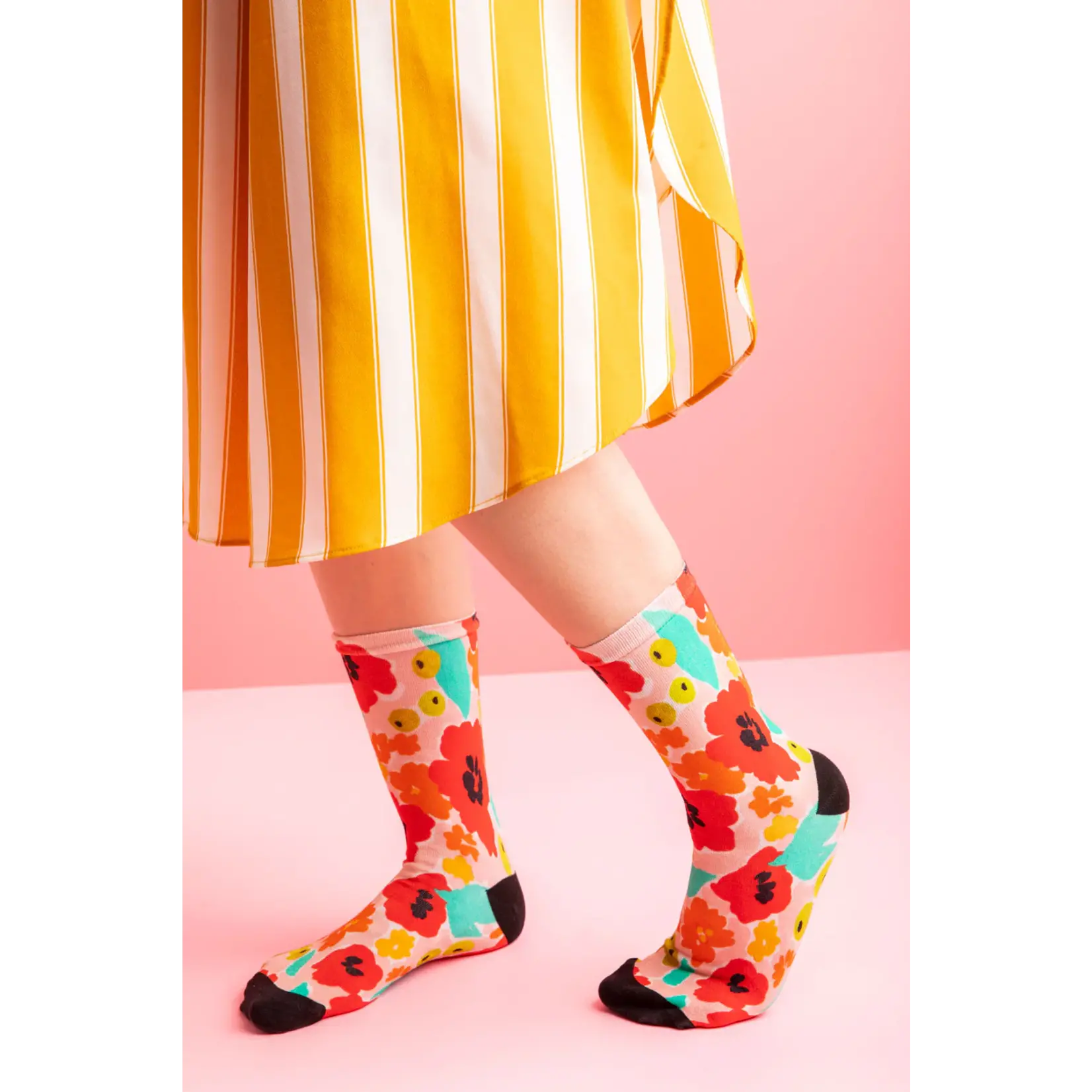 Julie White Socks - Tropical Garden