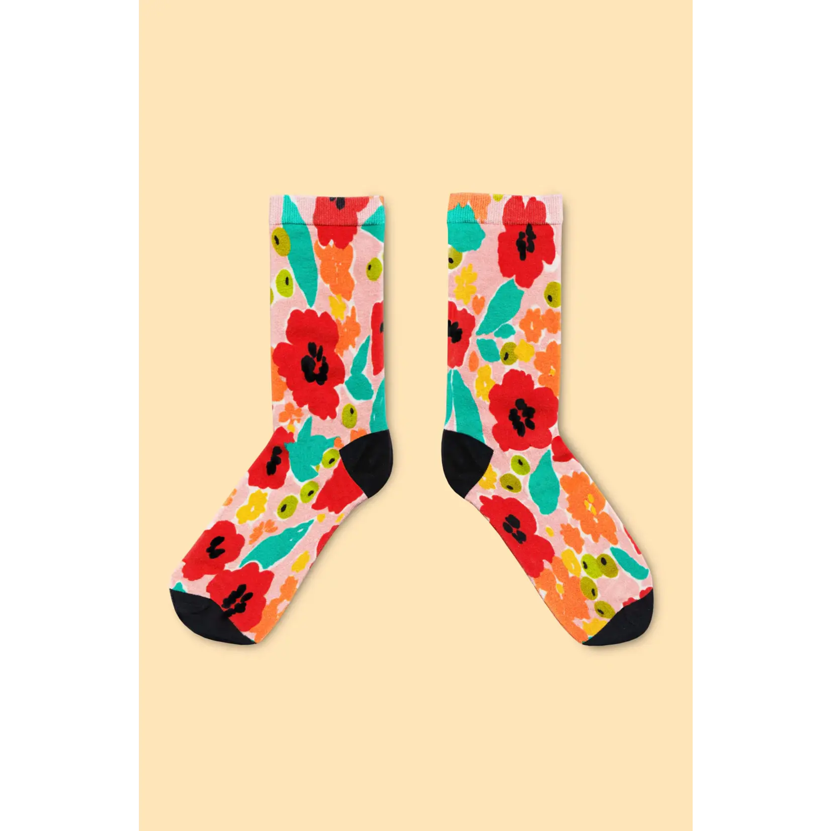 Julie White Socks - Tropical Garden