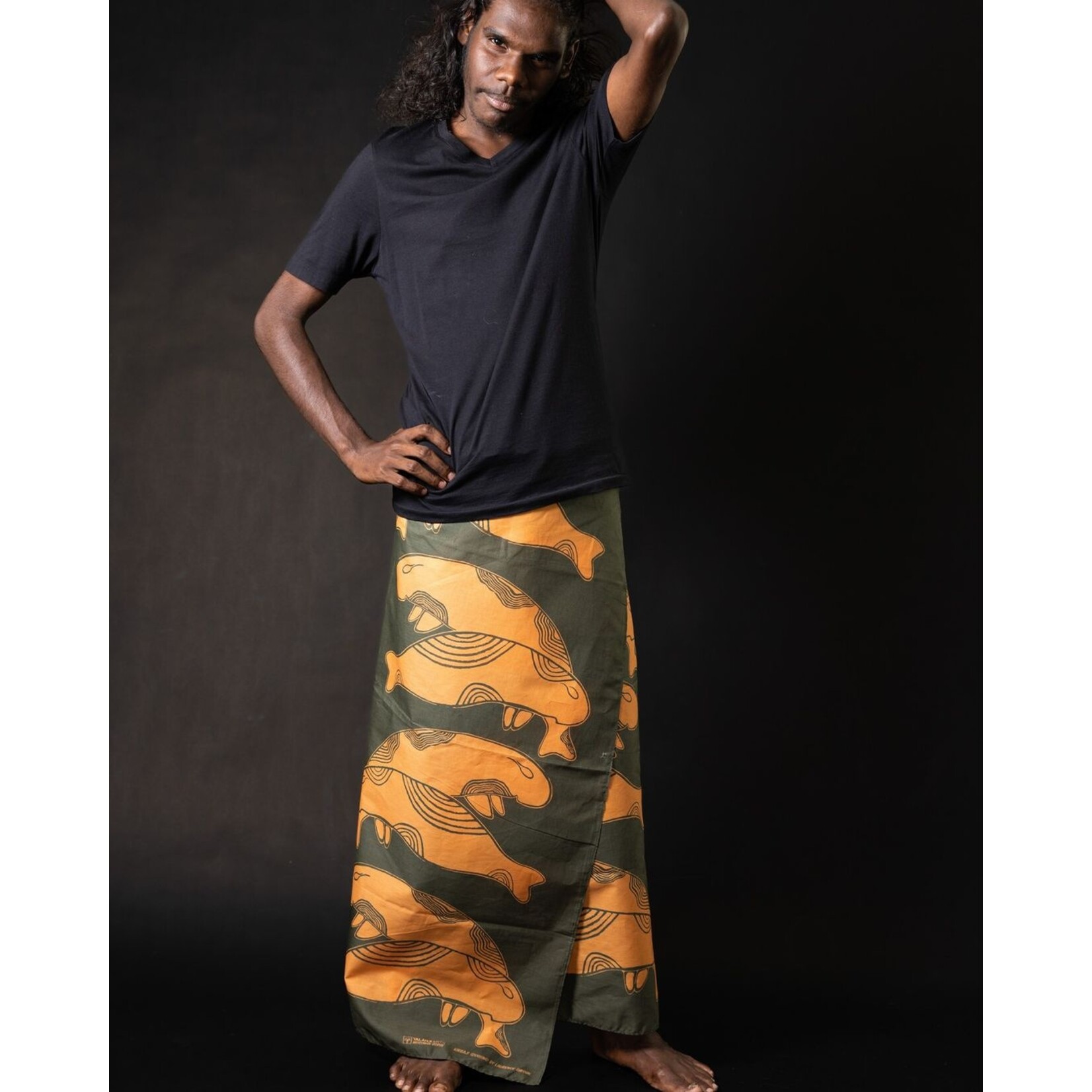 Yalanji Arts Sarong - Kirabji (Dugong)