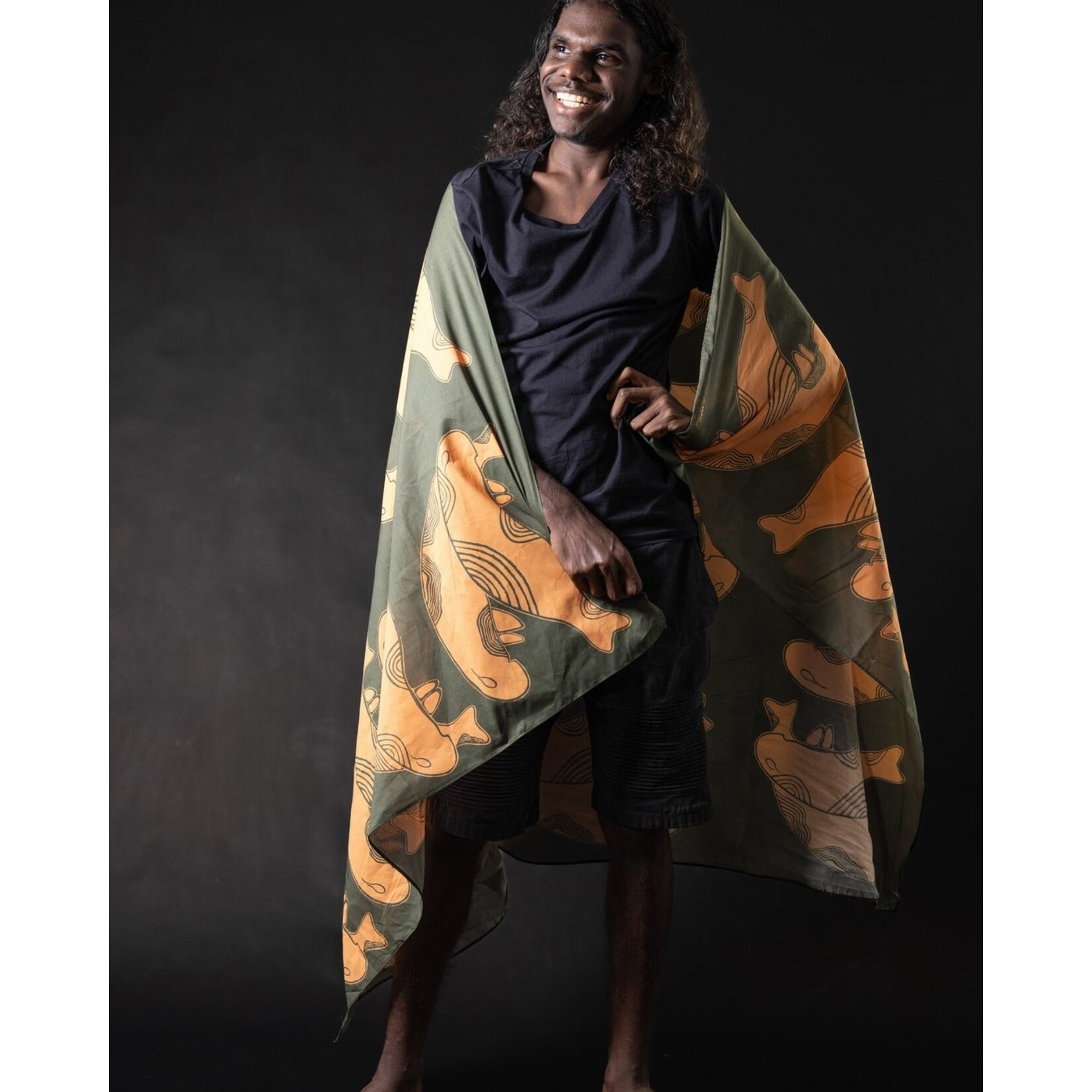 Yalanji Arts Sarong - Kirabji (Dugong)