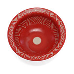 Chris Harris, Handmade Bowl | Yarrabah Arts Centre Red